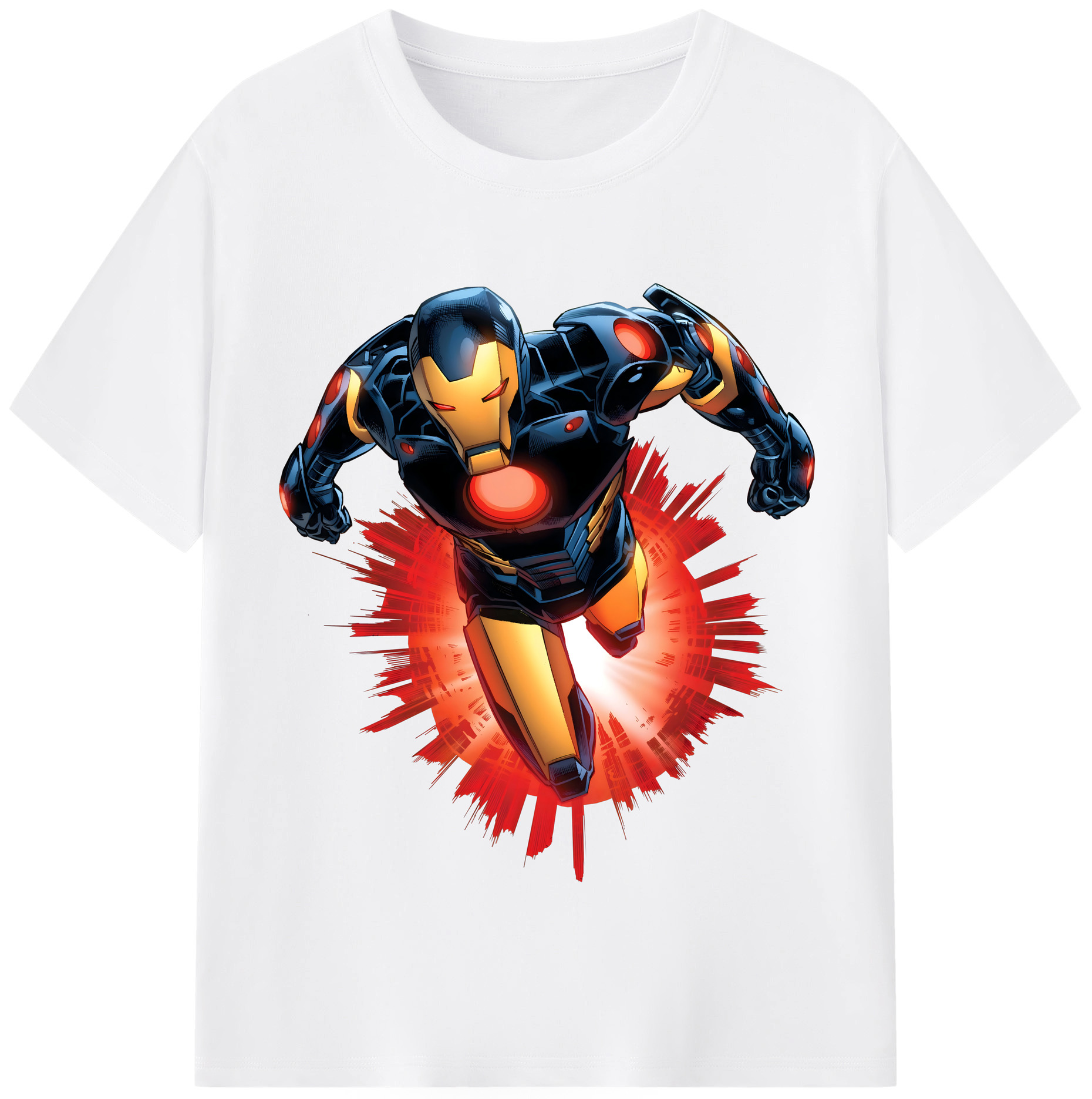 （画像用） アベンジャーズ The Avengers 綿100％半袖Tシャツ（フロントプリント）