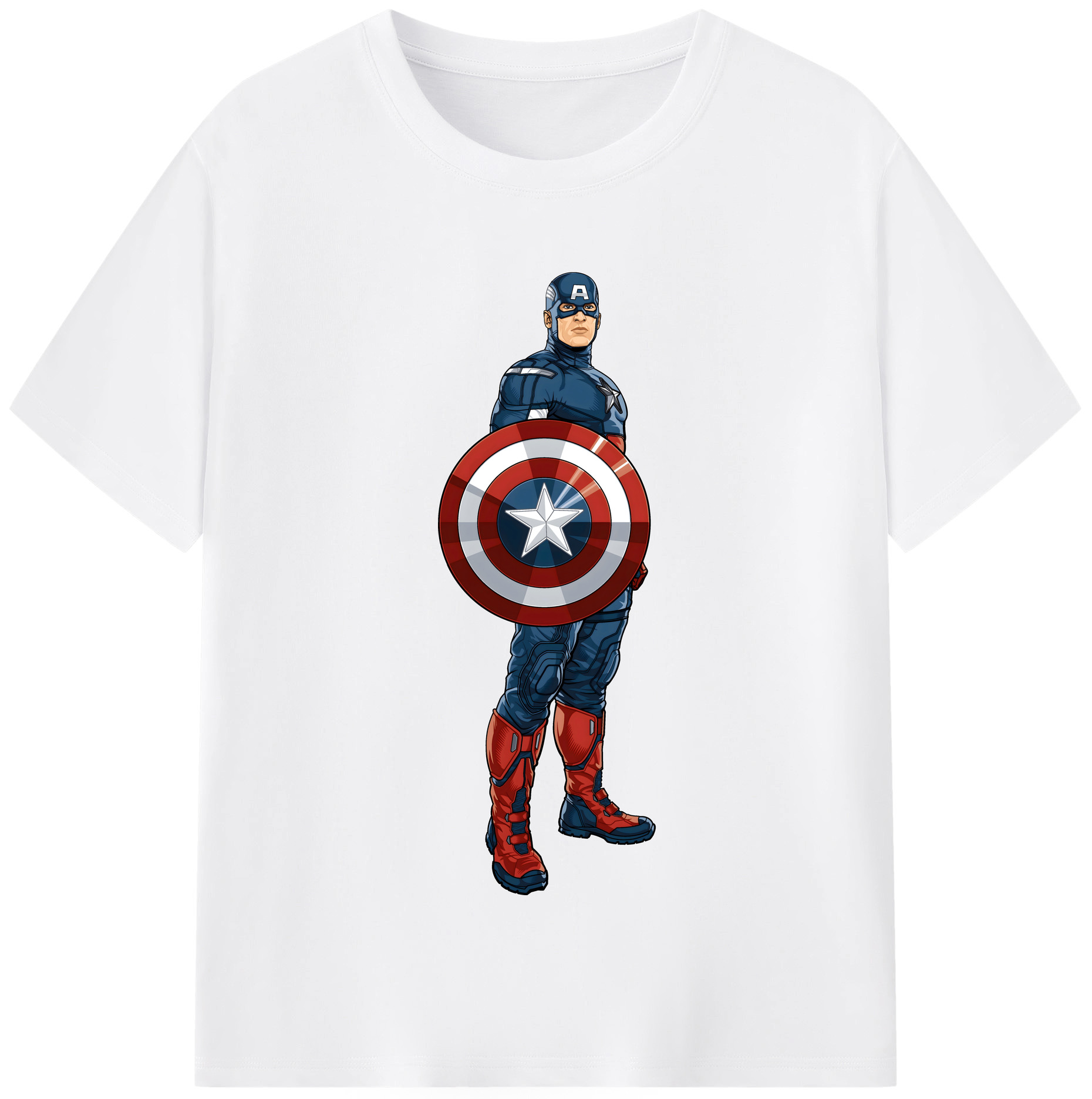 （画像用） アベンジャーズ The Avengers 綿100％半袖Tシャツ（フロントプリント）