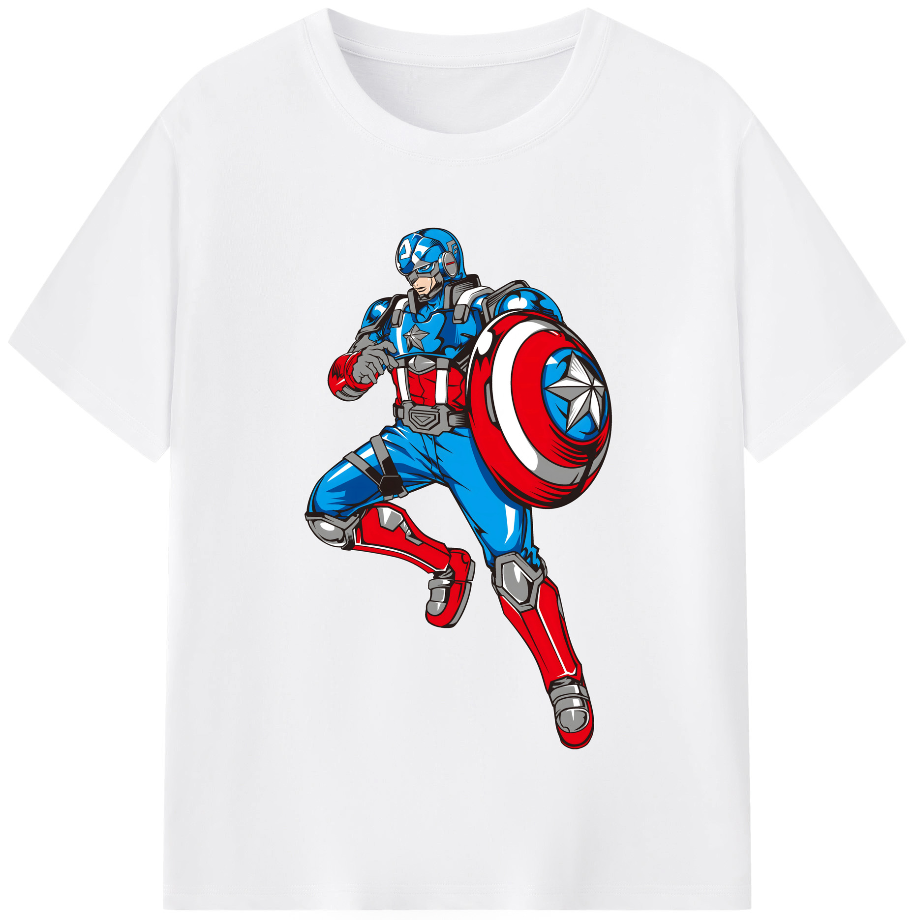 （画像用） アベンジャーズ The Avengers 綿100％半袖Tシャツ（フロントプリント）