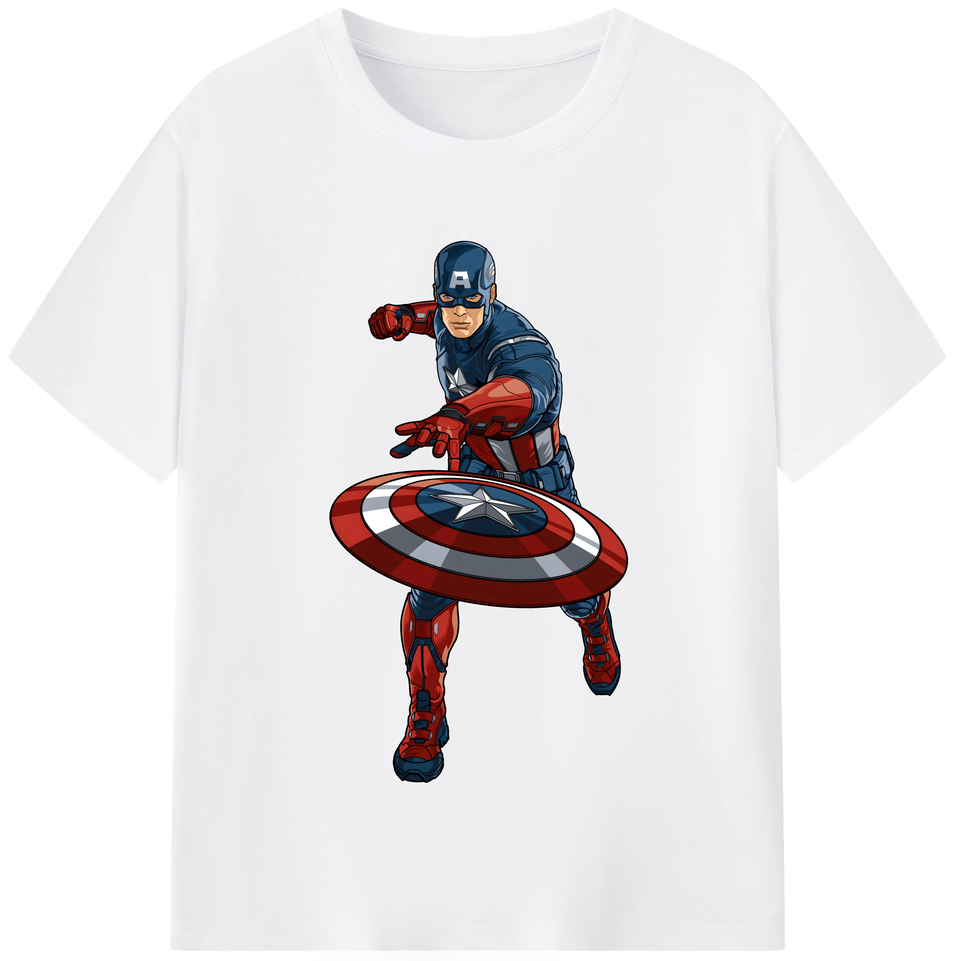（画像用） アベンジャーズ The Avengers 綿100％半袖Tシャツ（フロントプリント）
