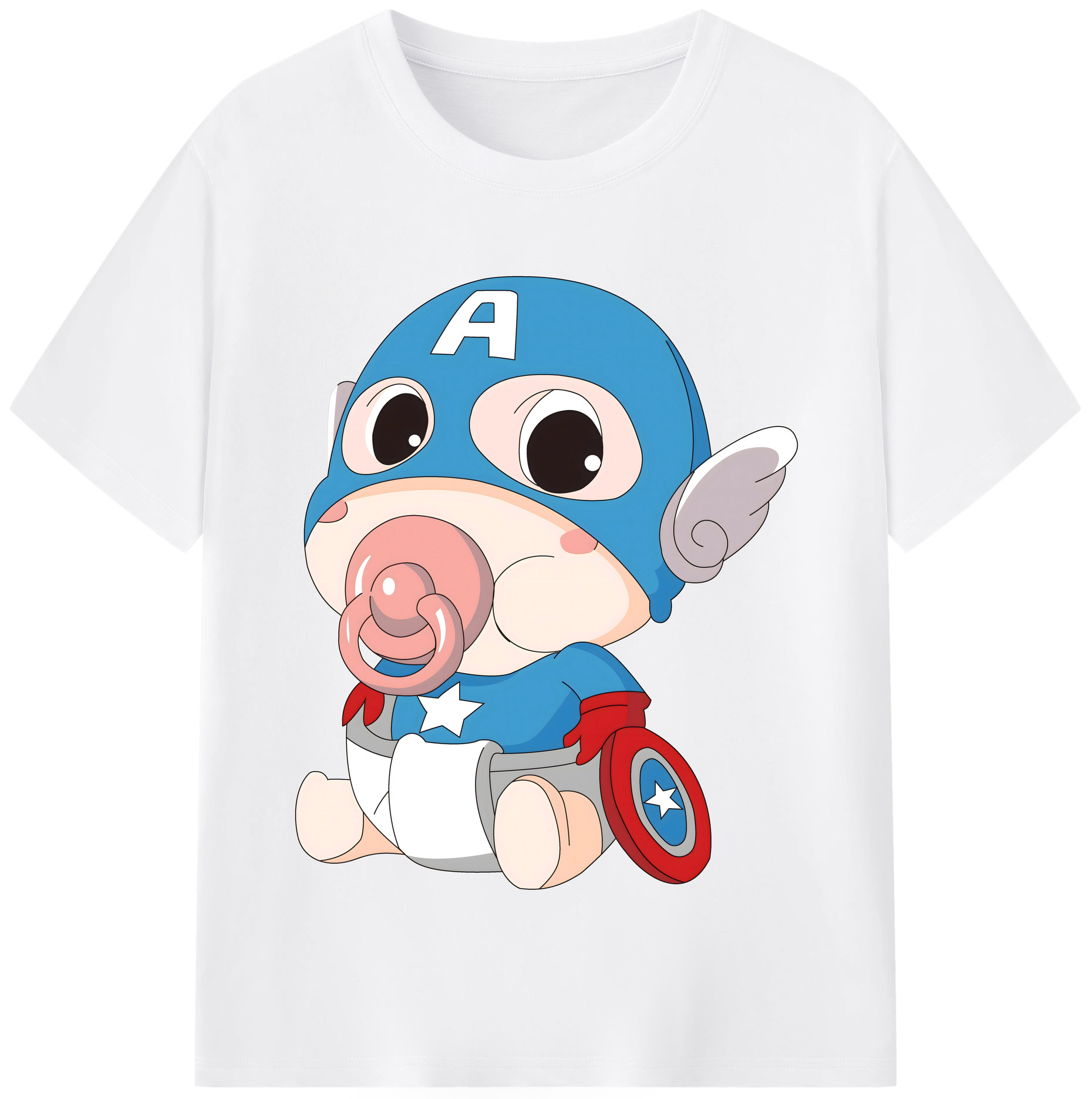 （画像用） アベンジャーズ The Avengers 綿100％半袖Tシャツ（フロントプリント）