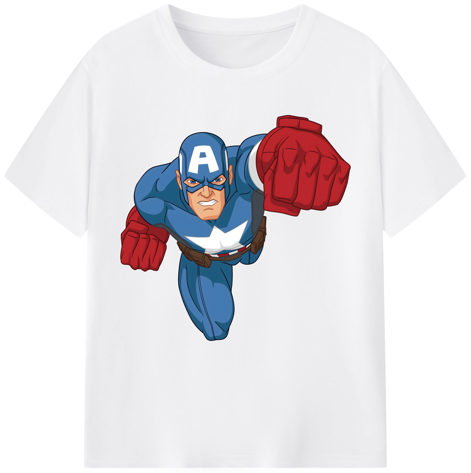 （画像用） アベンジャーズ The Avengers 綿100％半袖Tシャツ（フロントプリント）