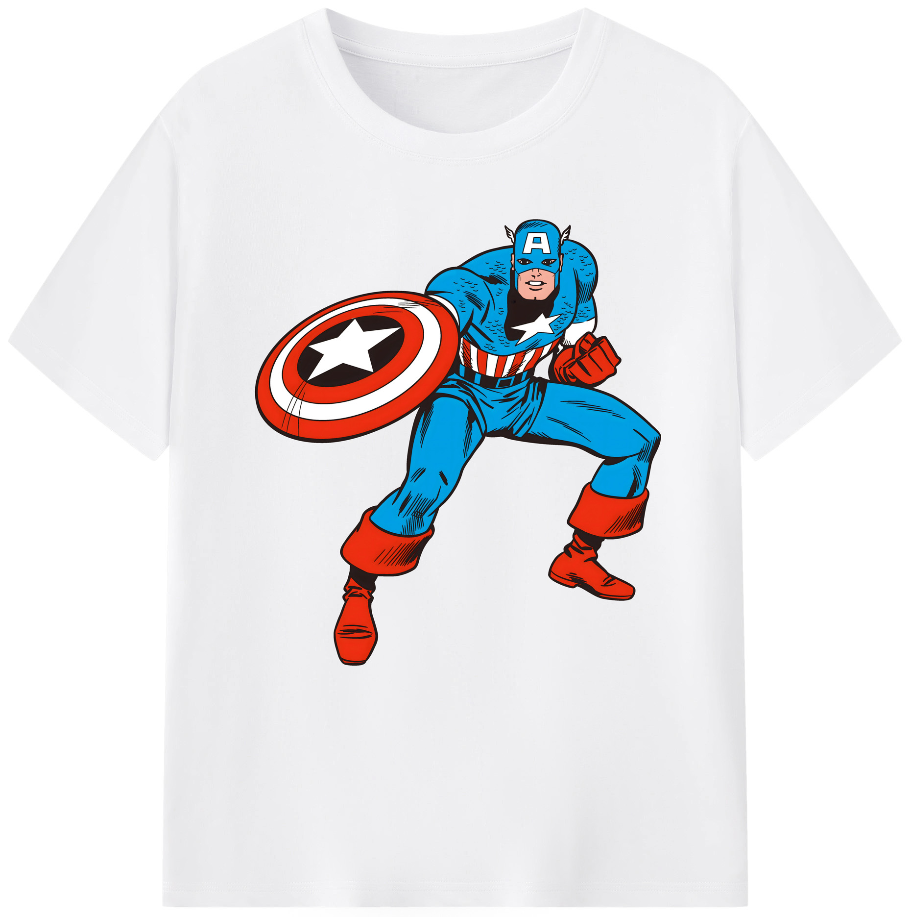 （画像用） アベンジャーズ The Avengers 綿100％半袖Tシャツ（フロントプリント）
