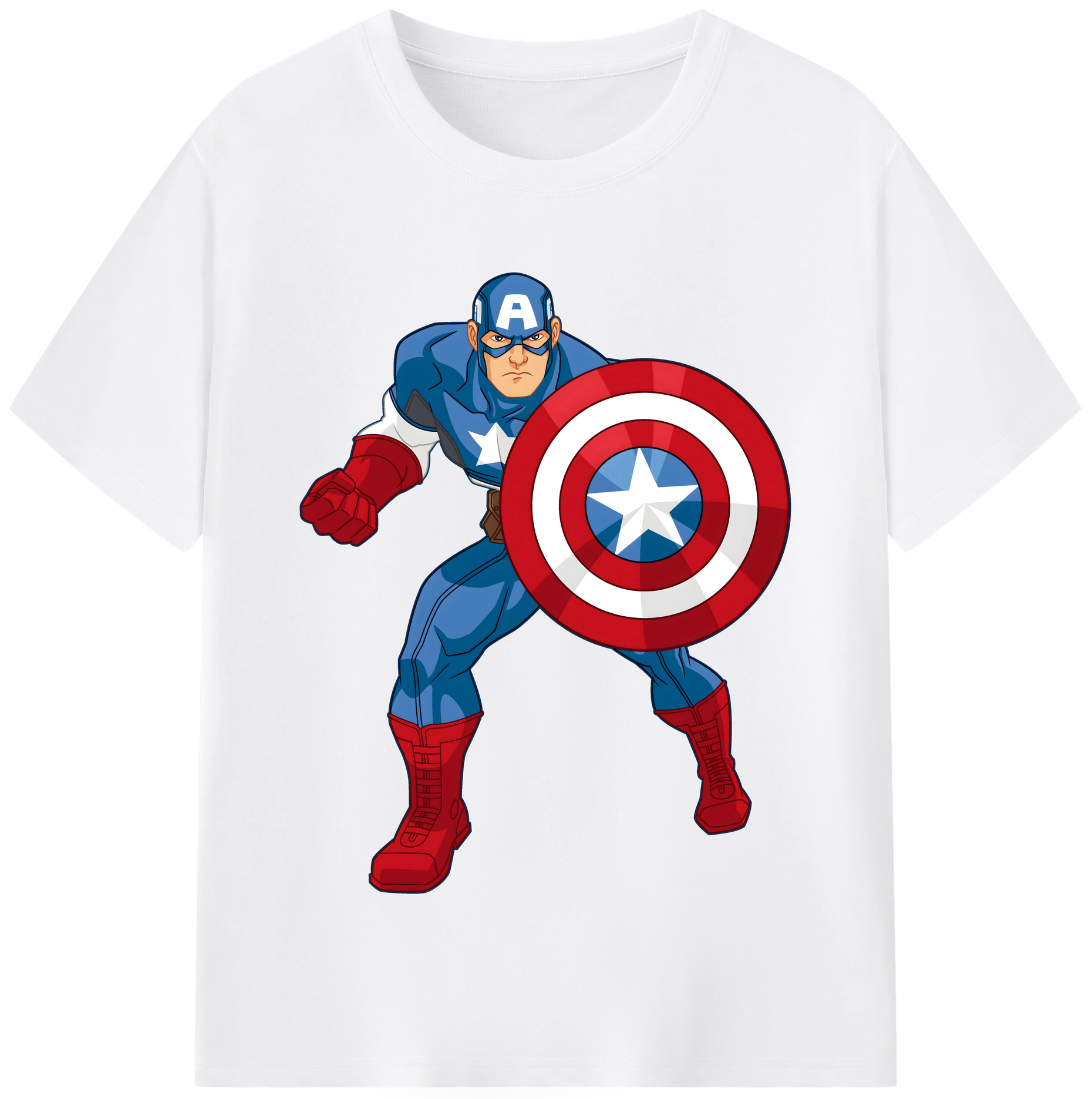 （画像用） アベンジャーズ The Avengers 綿100％半袖Tシャツ（フロントプリント）
