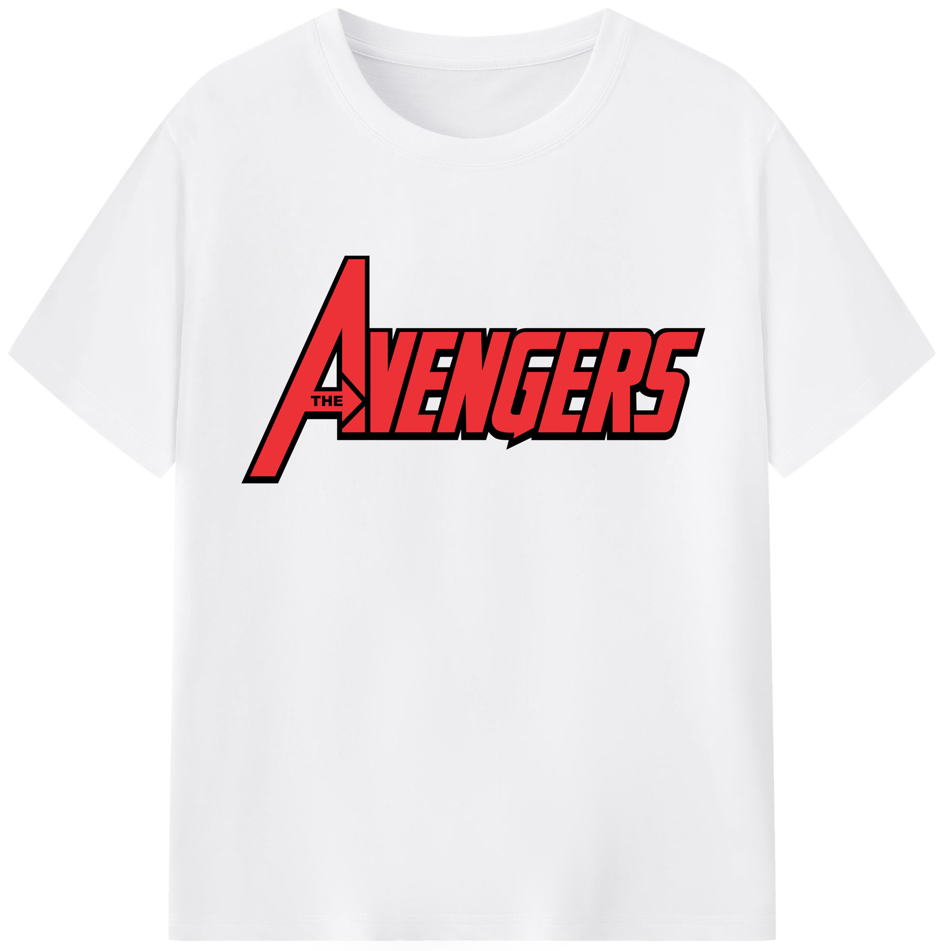 （画像用） アベンジャーズ The Avengers 綿100％半袖Tシャツ（フロントプリント）