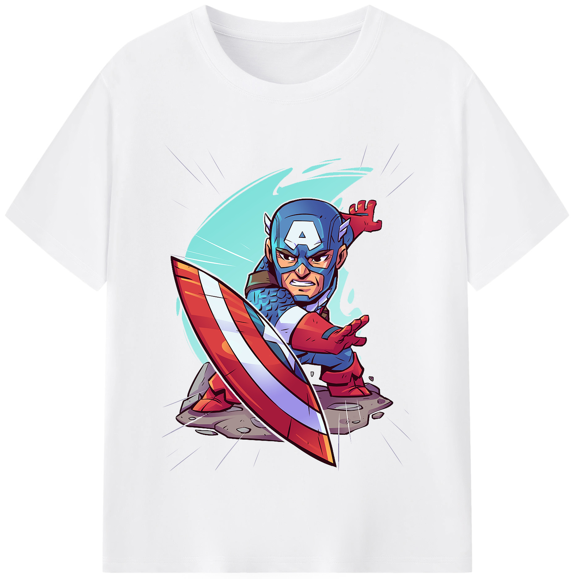 （画像用） アベンジャーズ The Avengers 綿100％半袖Tシャツ（フロントプリント）