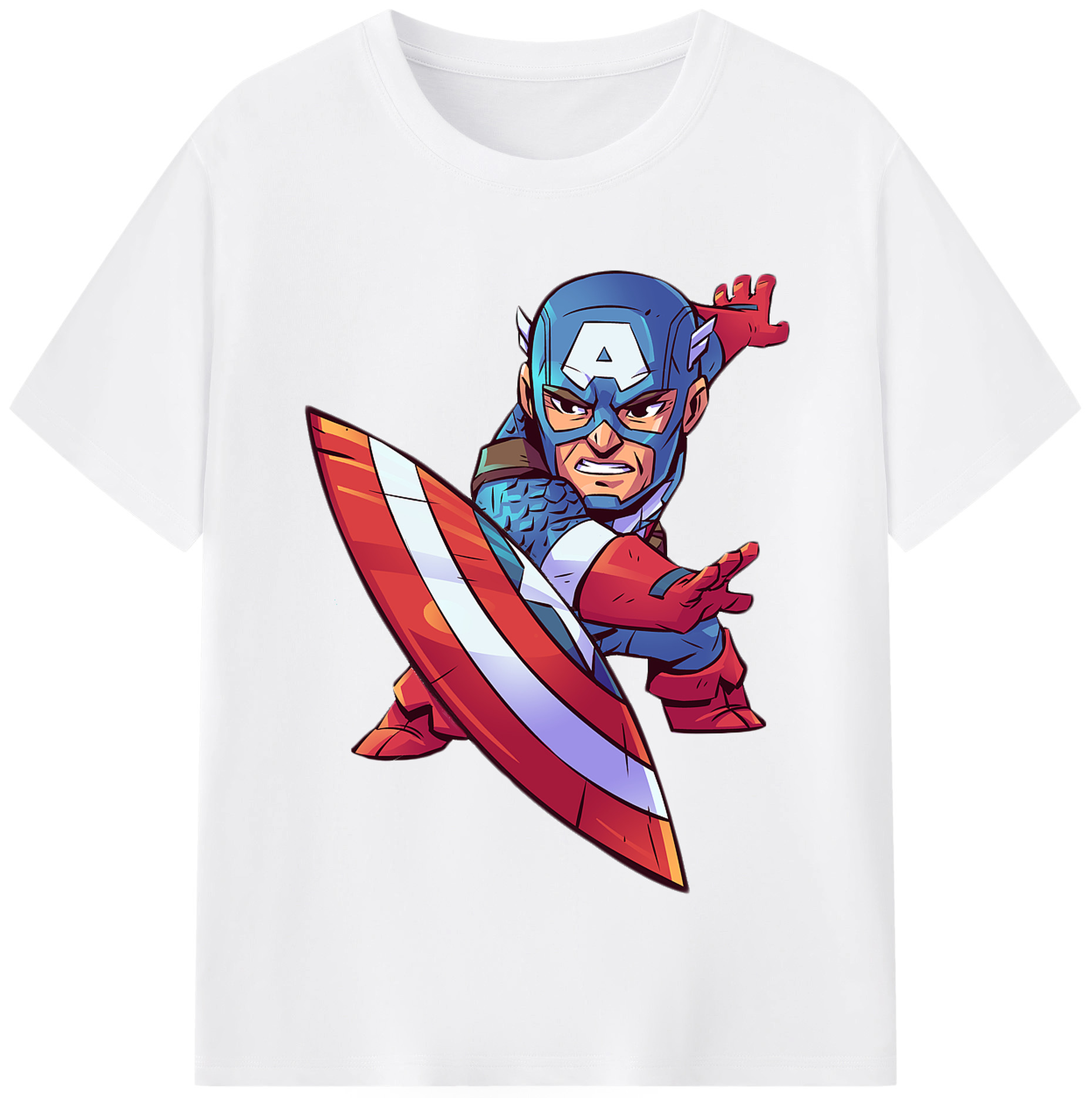（画像用） アベンジャーズ The Avengers 綿100％半袖Tシャツ（フロントプリント）
