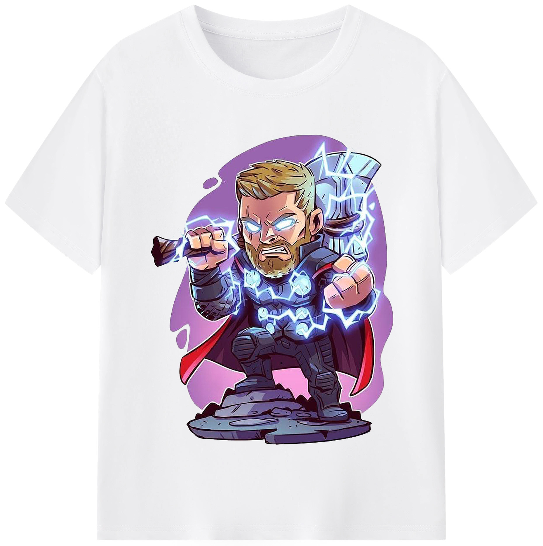 （画像用） アベンジャーズ The Avengers 綿100％半袖Tシャツ（フロントプリント）