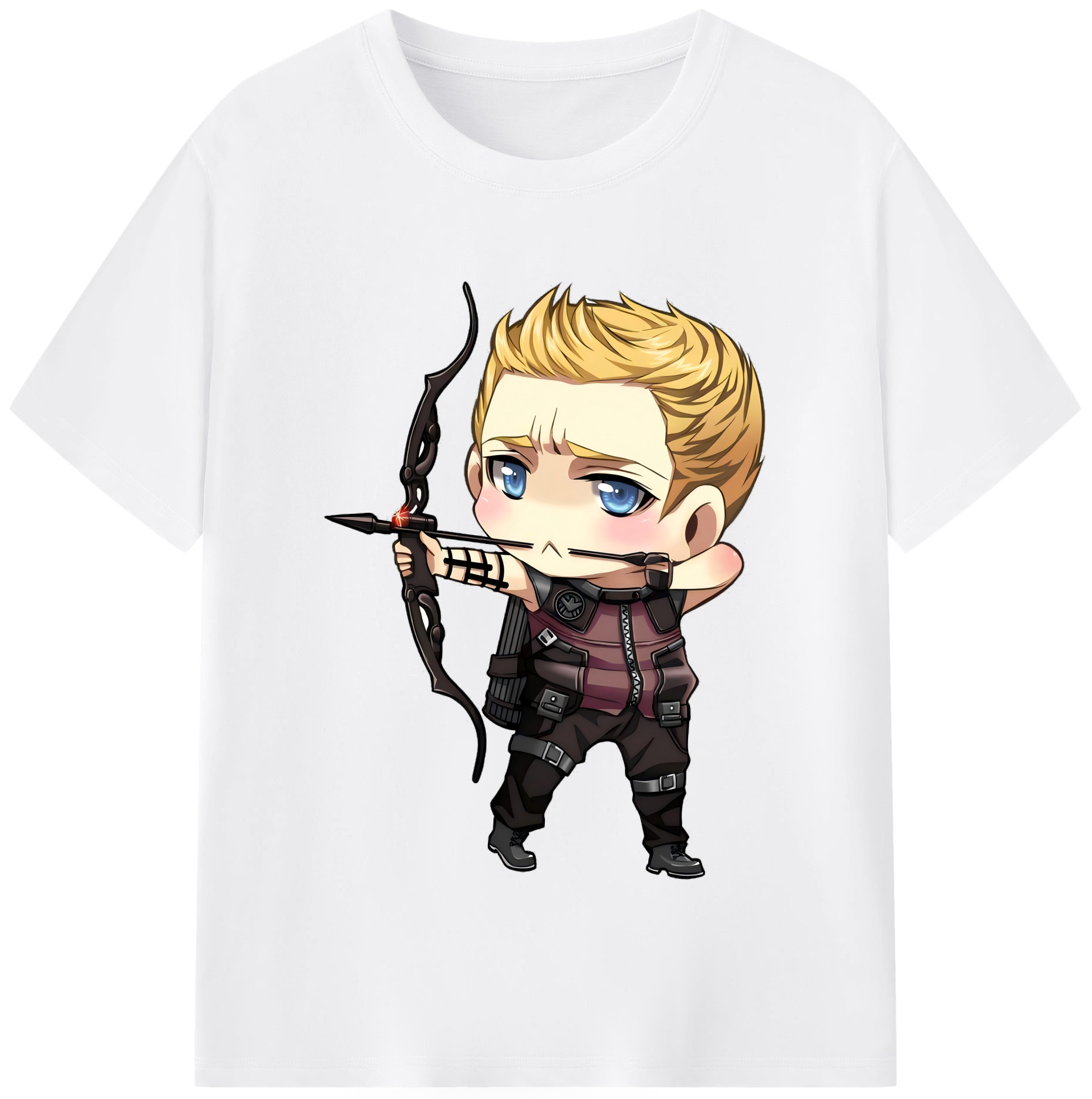 （画像用） アベンジャーズ The Avengers 綿100％半袖Tシャツ（フロントプリント）