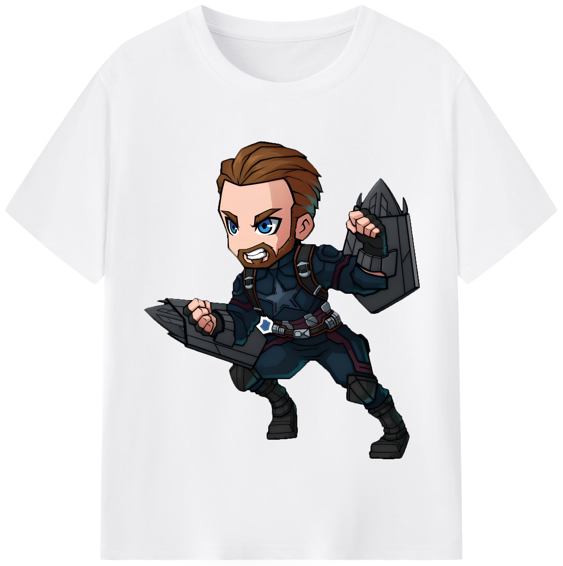 （画像用） アベンジャーズ The Avengers 綿100％半袖Tシャツ（フロントプリント）