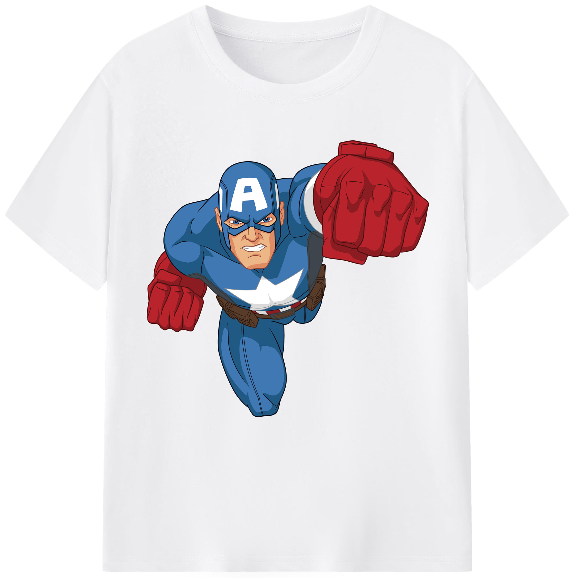 （画像用） アベンジャーズ The Avengers 綿100％半袖Tシャツ（フロントプリント）