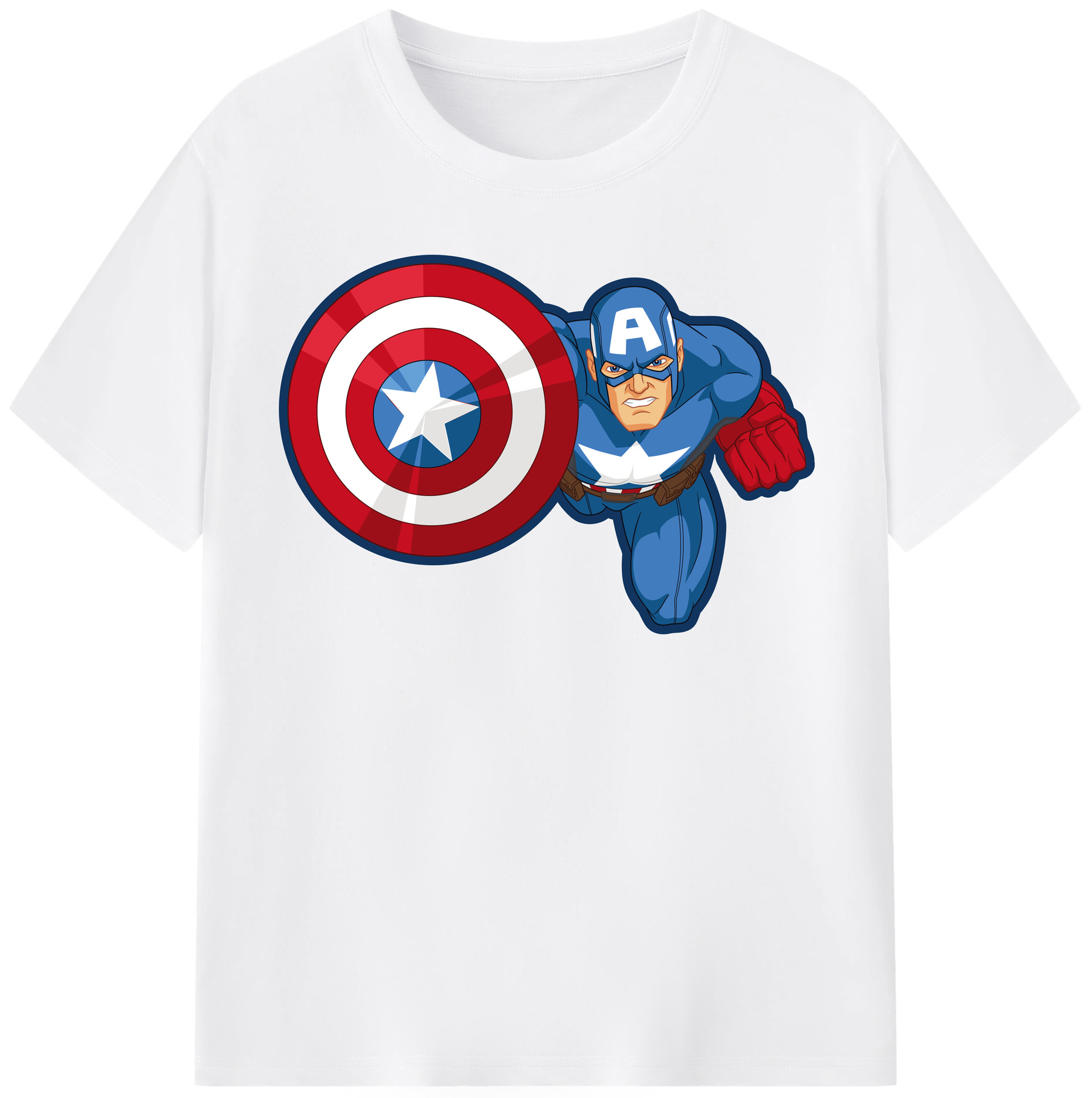 （画像用） アベンジャーズ The Avengers 綿100％半袖Tシャツ（フロントプリント）
