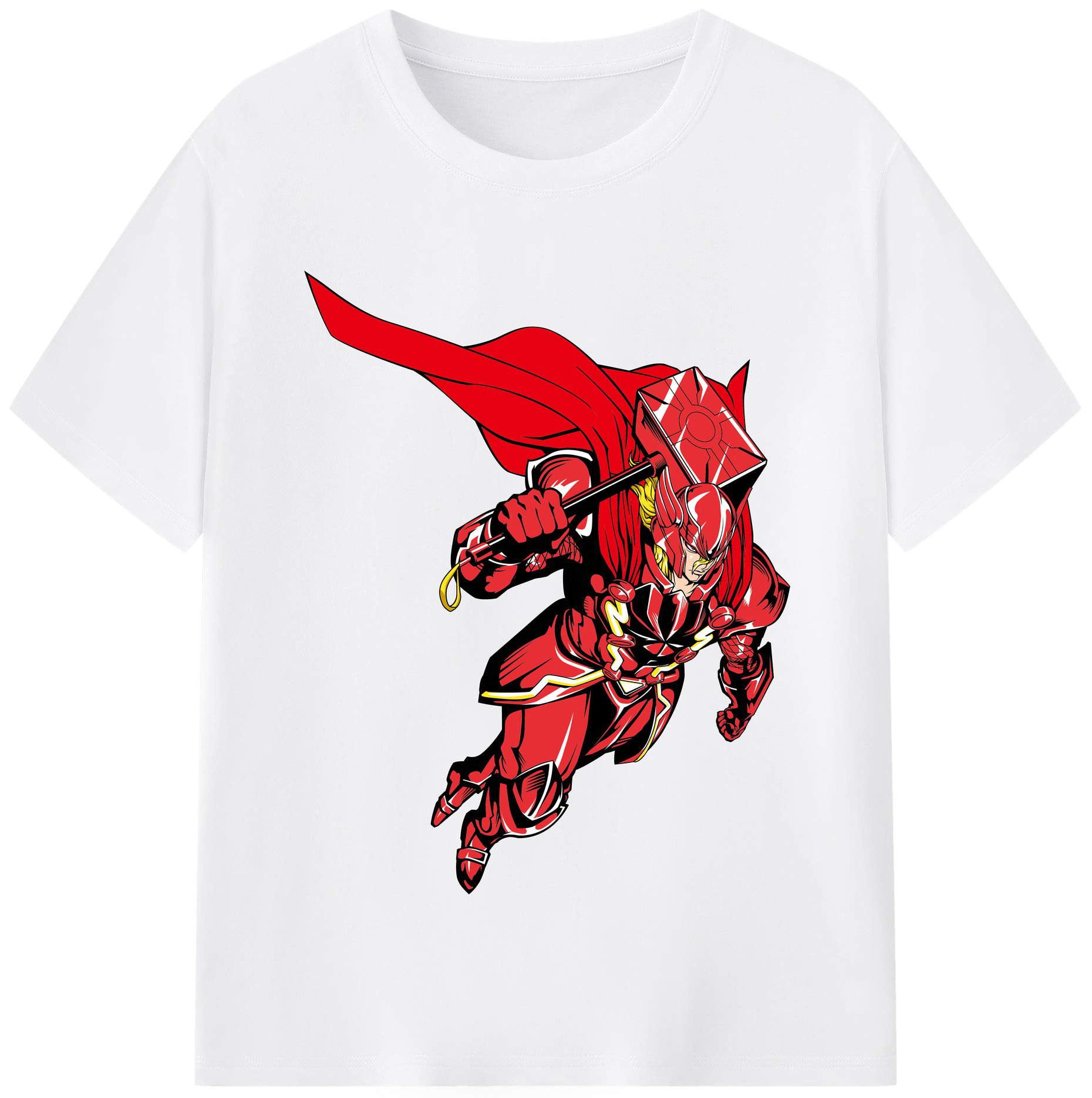 （画像用） アベンジャーズ The Avengers 綿100％半袖Tシャツ（フロントプリント）