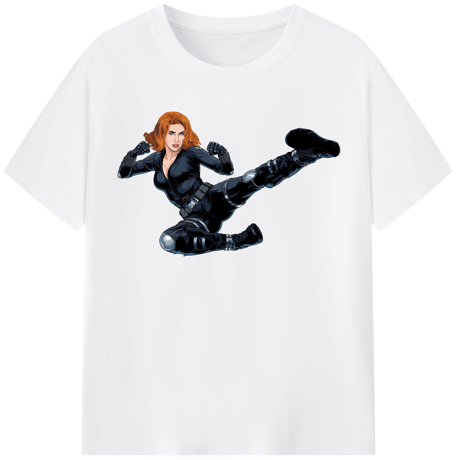 （画像用） アベンジャーズ The Avengers 綿100％半袖Tシャツ（フロントプリント）