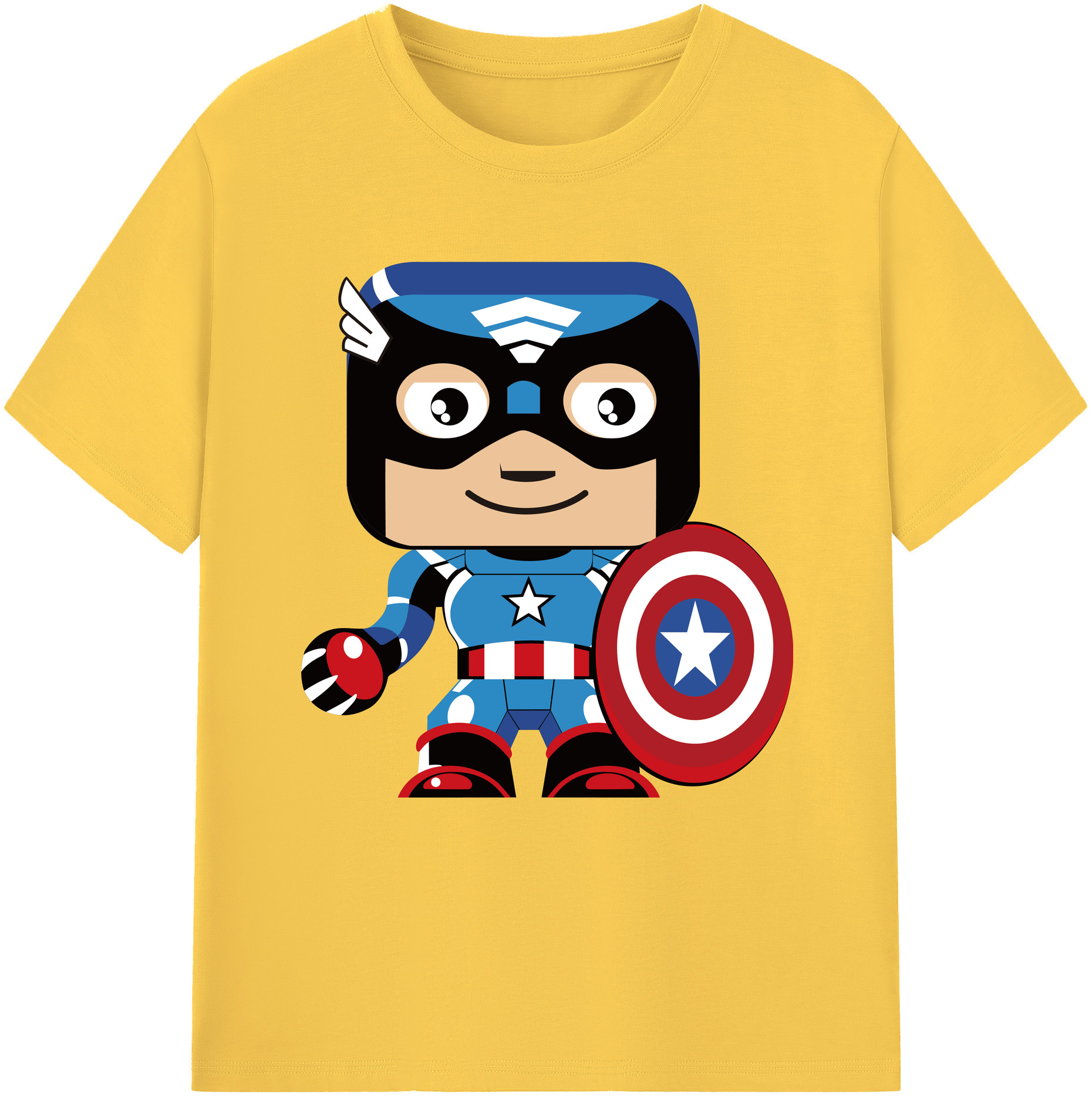 （画像用） アベンジャーズ The Avengers 綿100％半袖Tシャツ（フロントプリント）