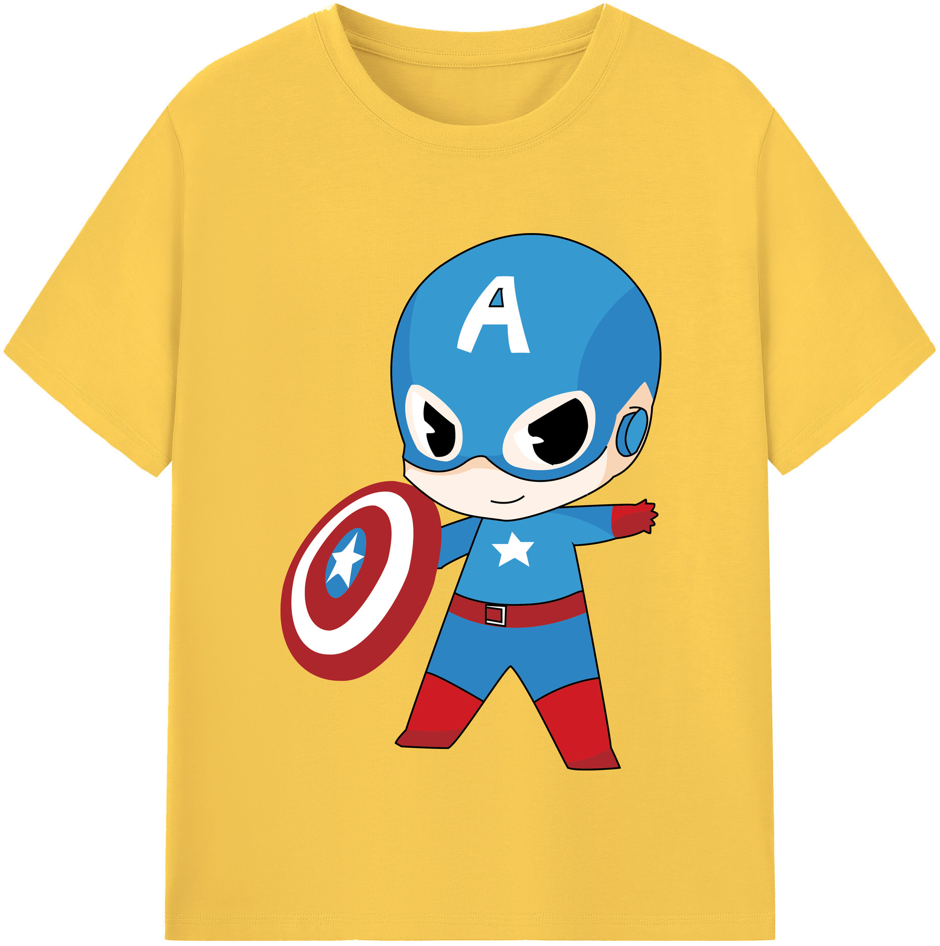 （画像用） アベンジャーズ The Avengers 綿100％半袖Tシャツ（フロントプリント）