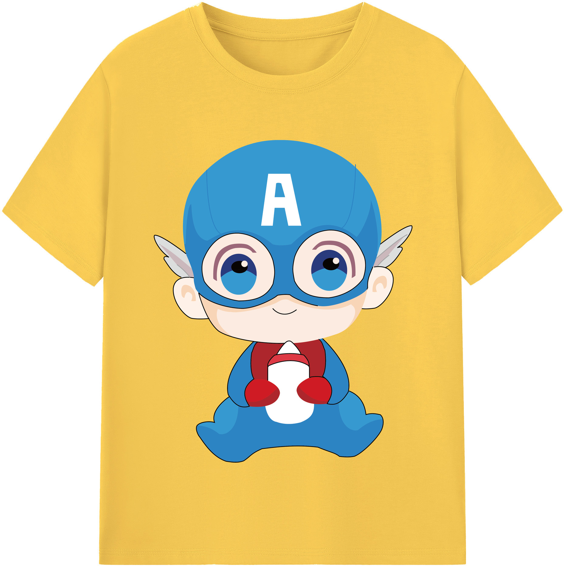 （画像用） アベンジャーズ The Avengers 綿100％半袖Tシャツ（フロントプリント）