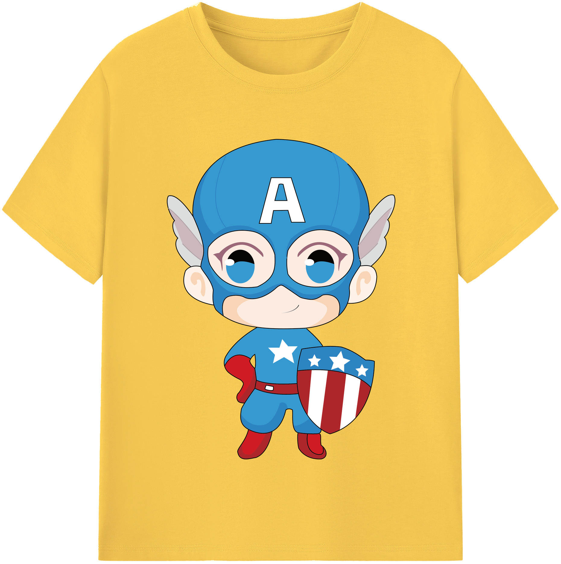 （画像用） アベンジャーズ The Avengers 綿100％半袖Tシャツ（フロントプリント）