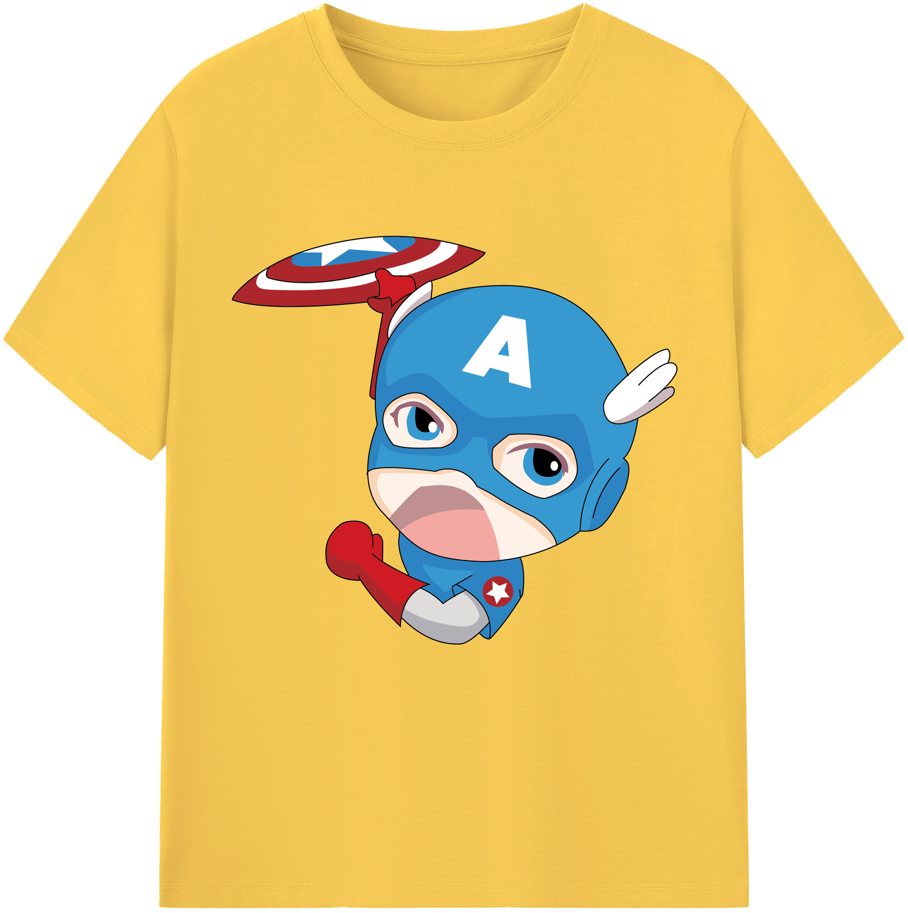 （画像用） アベンジャーズ The Avengers 綿100％半袖Tシャツ（フロントプリント）