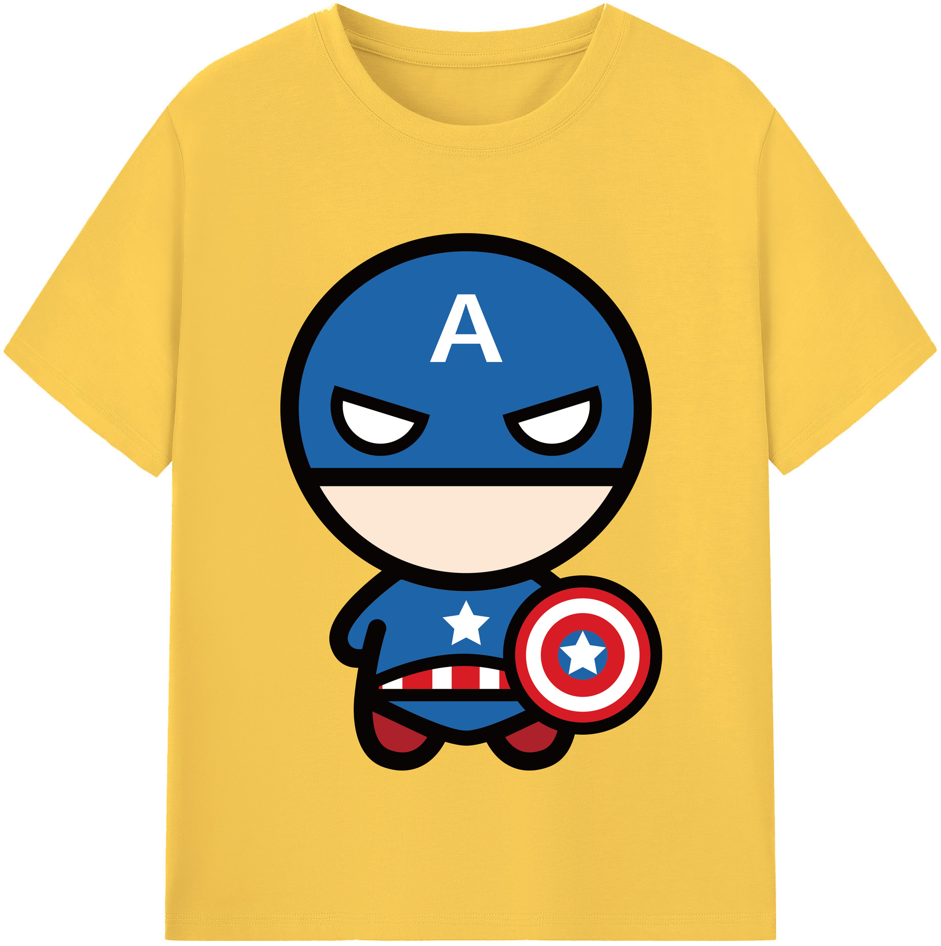 （画像用） アベンジャーズ The Avengers 綿100％半袖Tシャツ（フロントプリント）
