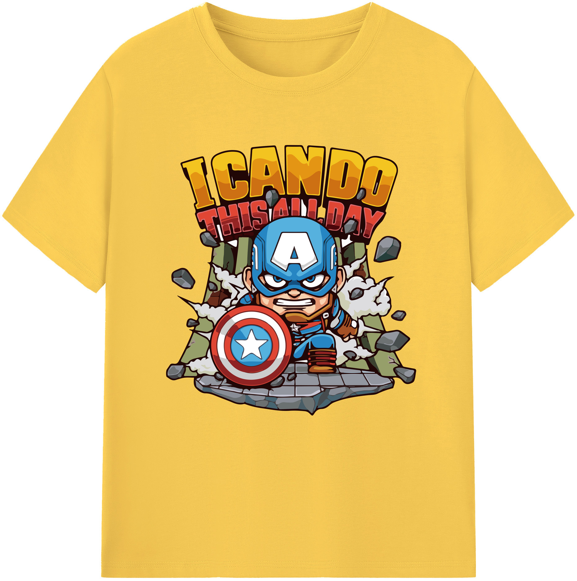 （画像用） アベンジャーズ The Avengers 綿100％半袖Tシャツ（フロントプリント）