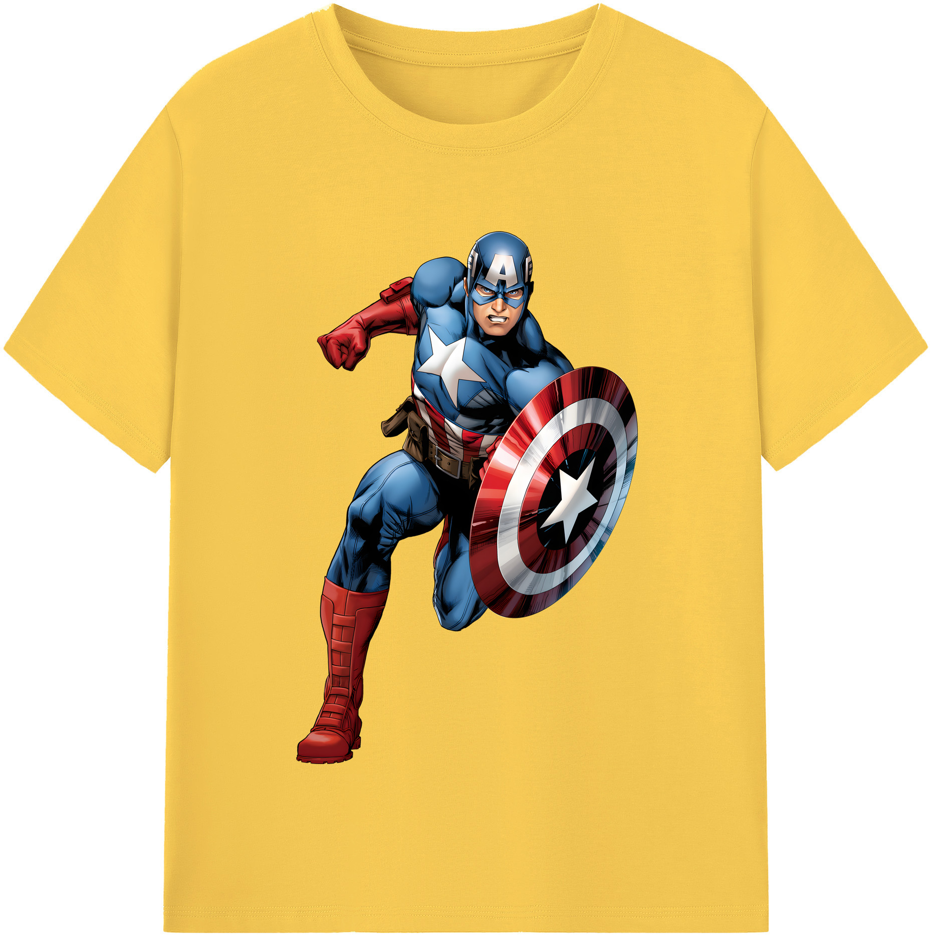 （画像用） アベンジャーズ The Avengers 綿100％半袖Tシャツ（フロントプリント）