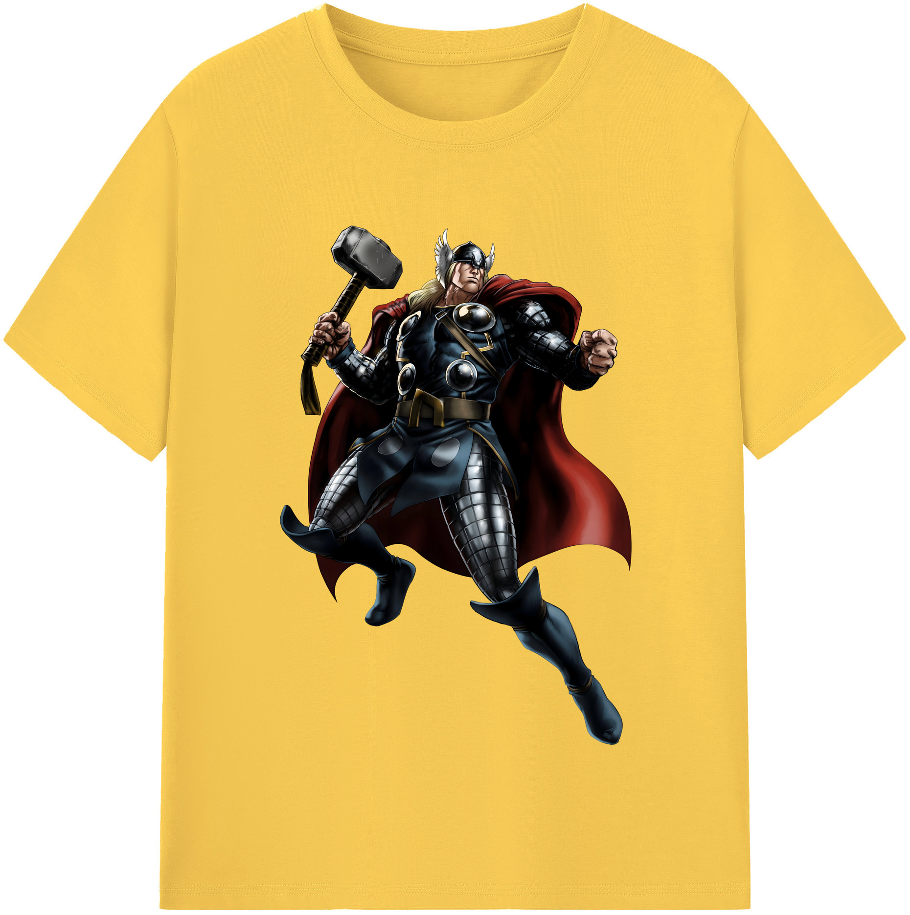 （画像用） アベンジャーズ The Avengers 綿100％半袖Tシャツ（フロントプリント）