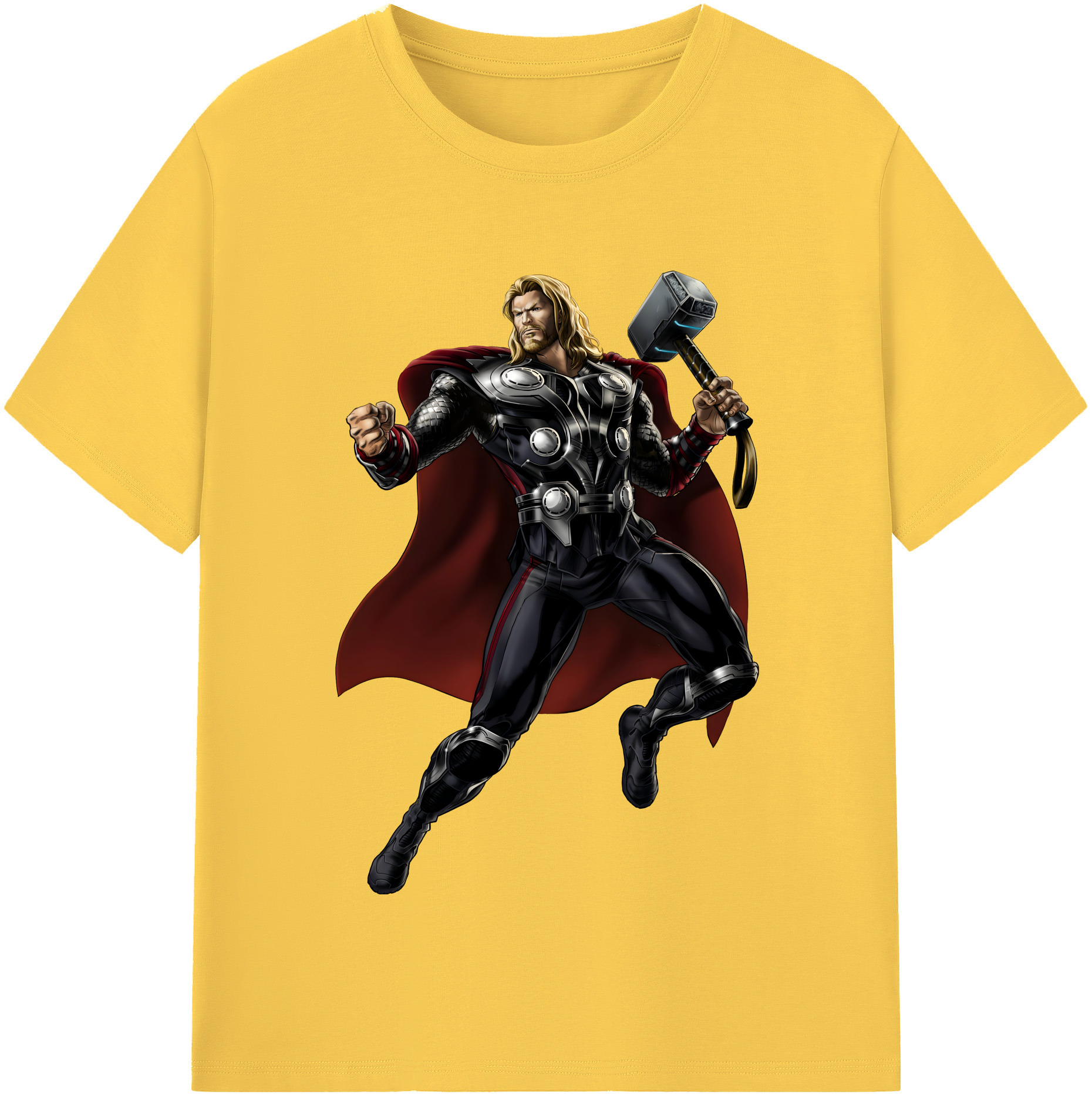 （画像用） アベンジャーズ The Avengers 綿100％半袖Tシャツ（フロントプリント）
