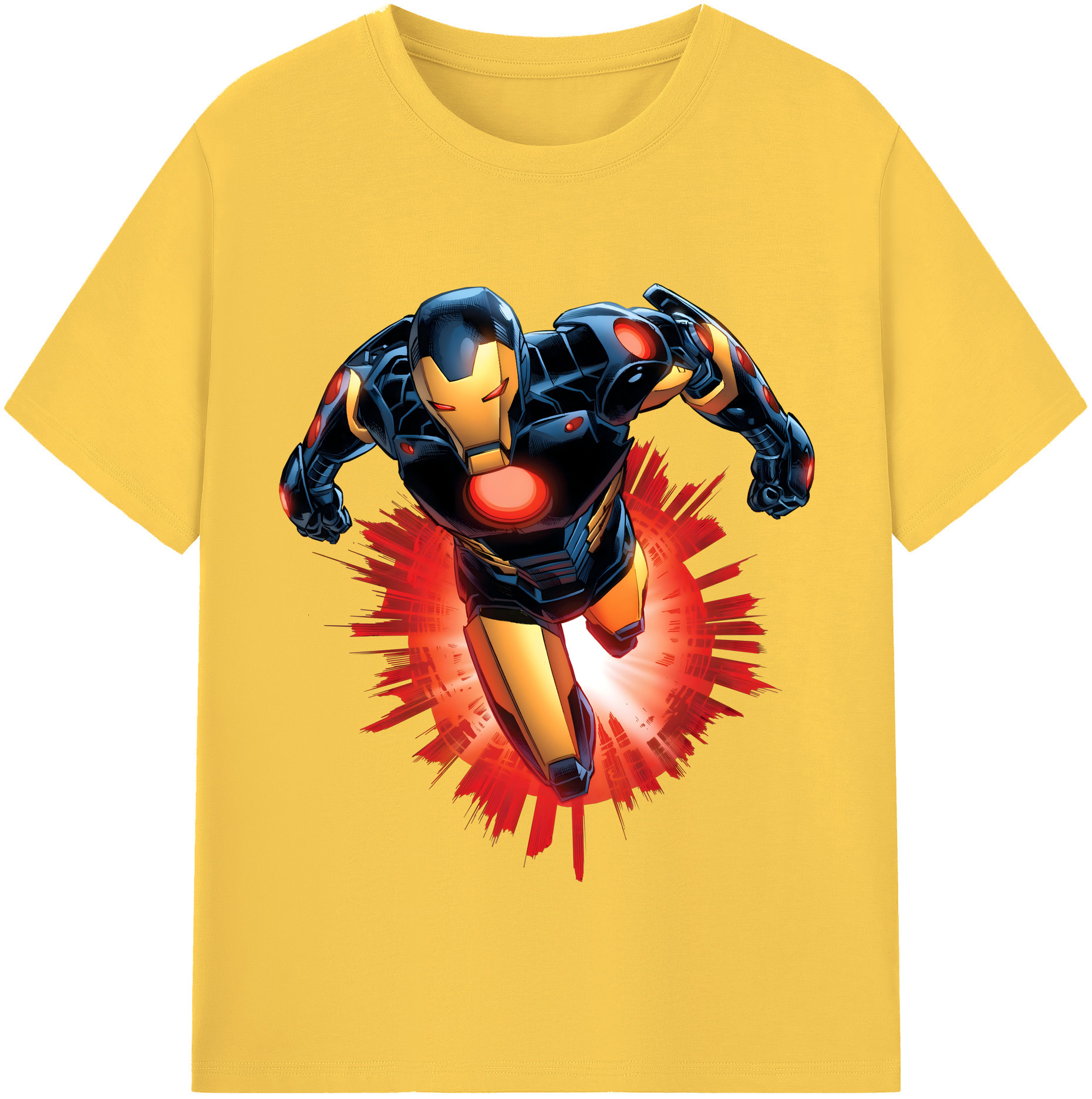 （画像用） アベンジャーズ The Avengers 綿100％半袖Tシャツ（フロントプリント）
