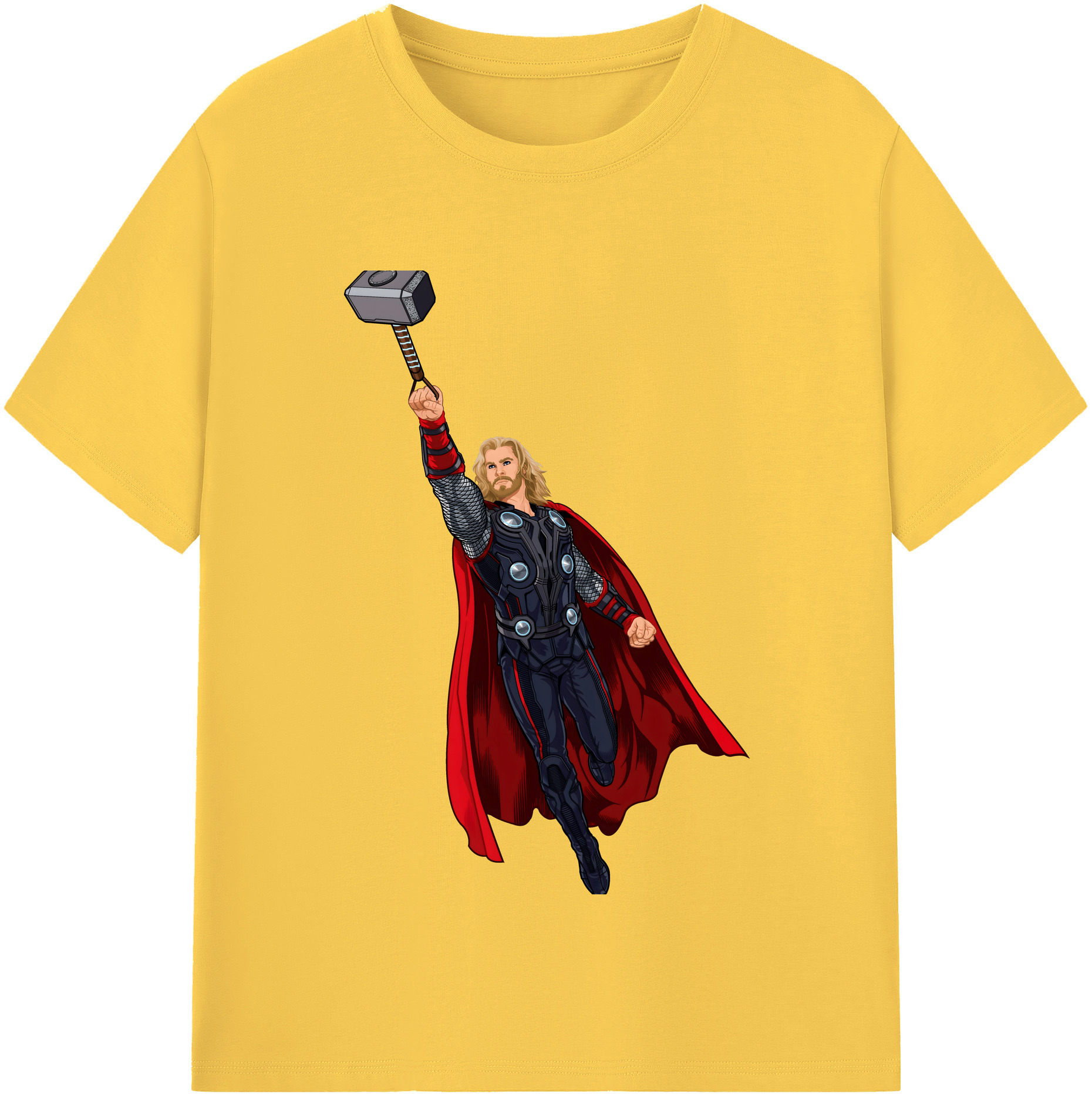 （画像用） アベンジャーズ The Avengers 綿100％半袖Tシャツ（フロントプリント）