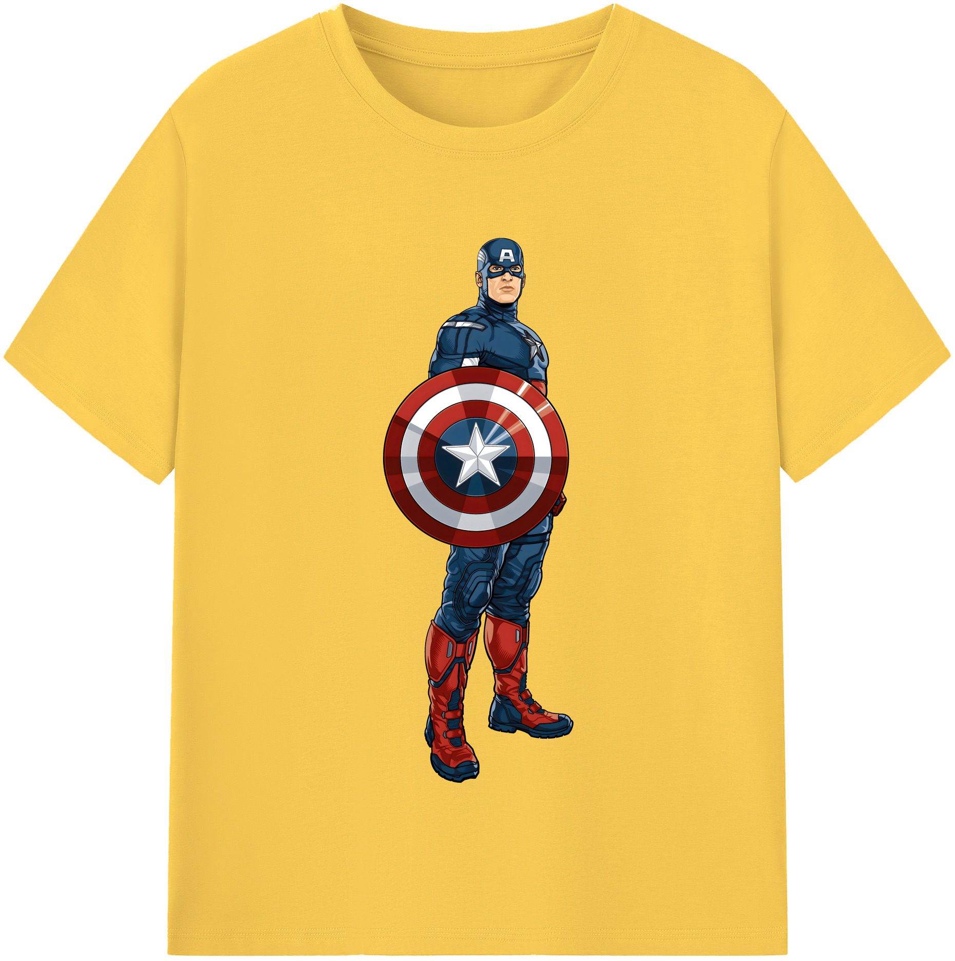 （画像用） アベンジャーズ The Avengers 綿100％半袖Tシャツ（フロントプリント）