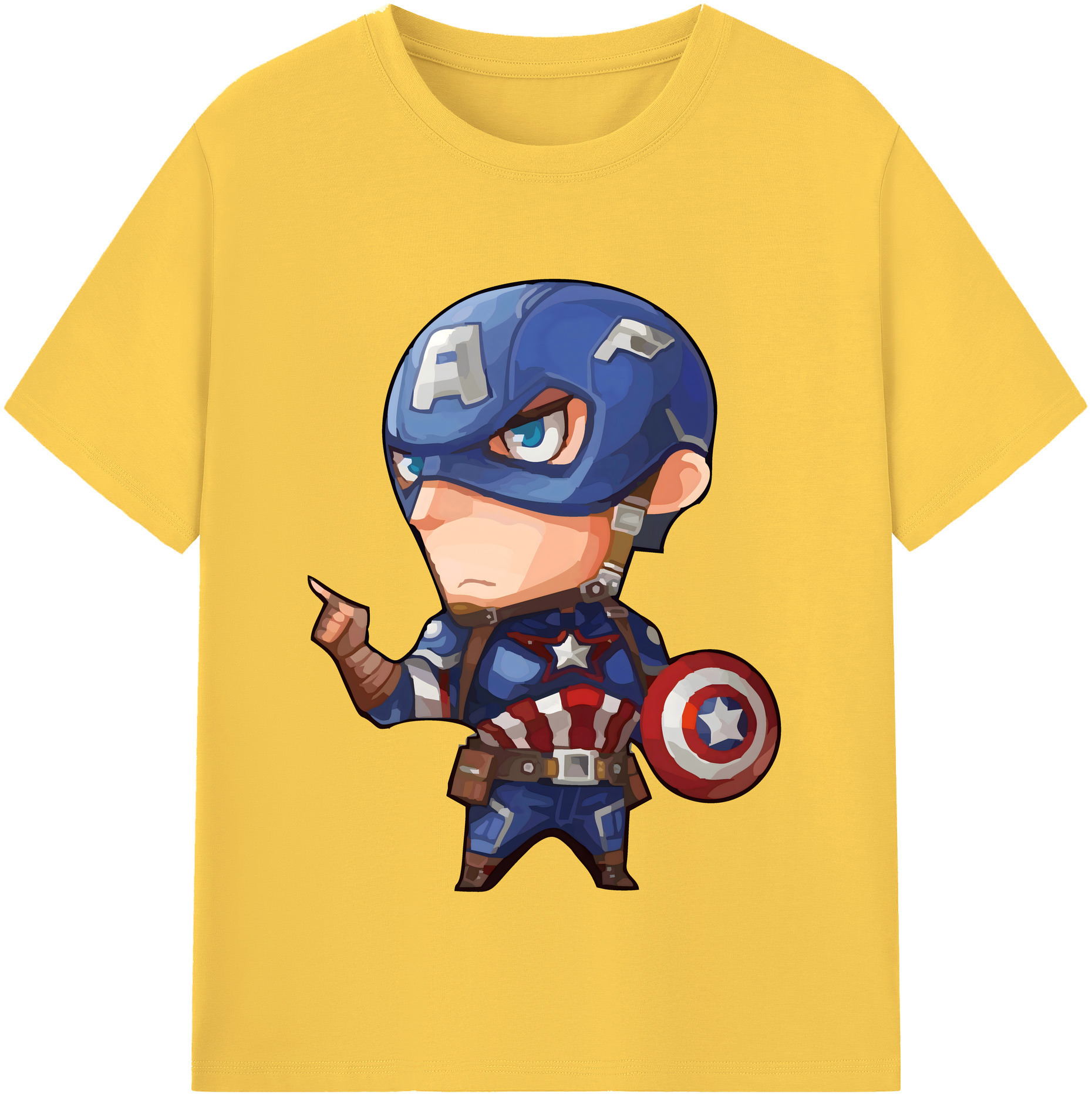 （画像用） アベンジャーズ The Avengers 綿100％半袖Tシャツ（フロントプリント）