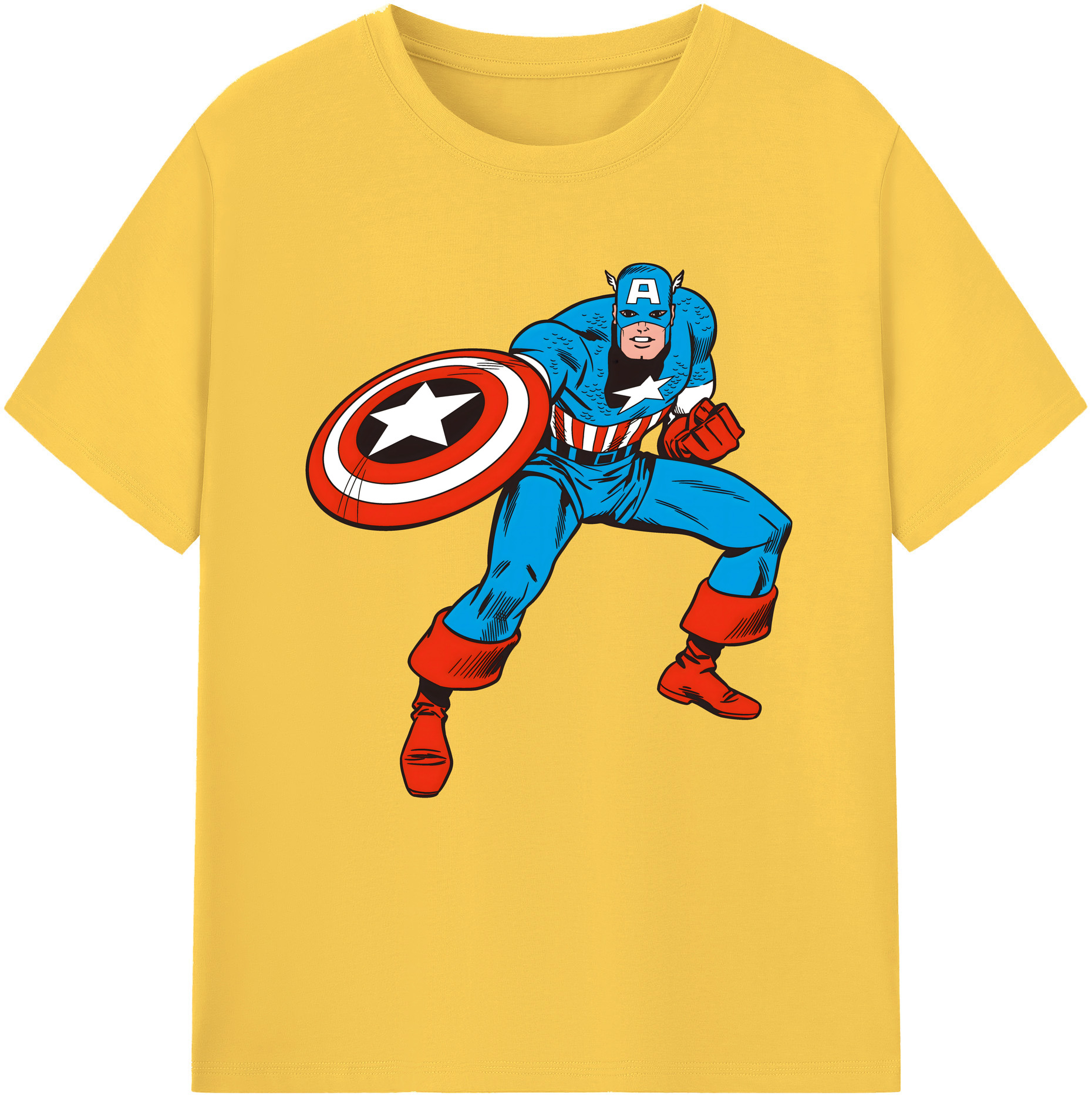 （画像用） アベンジャーズ The Avengers 綿100％半袖Tシャツ（フロントプリント）