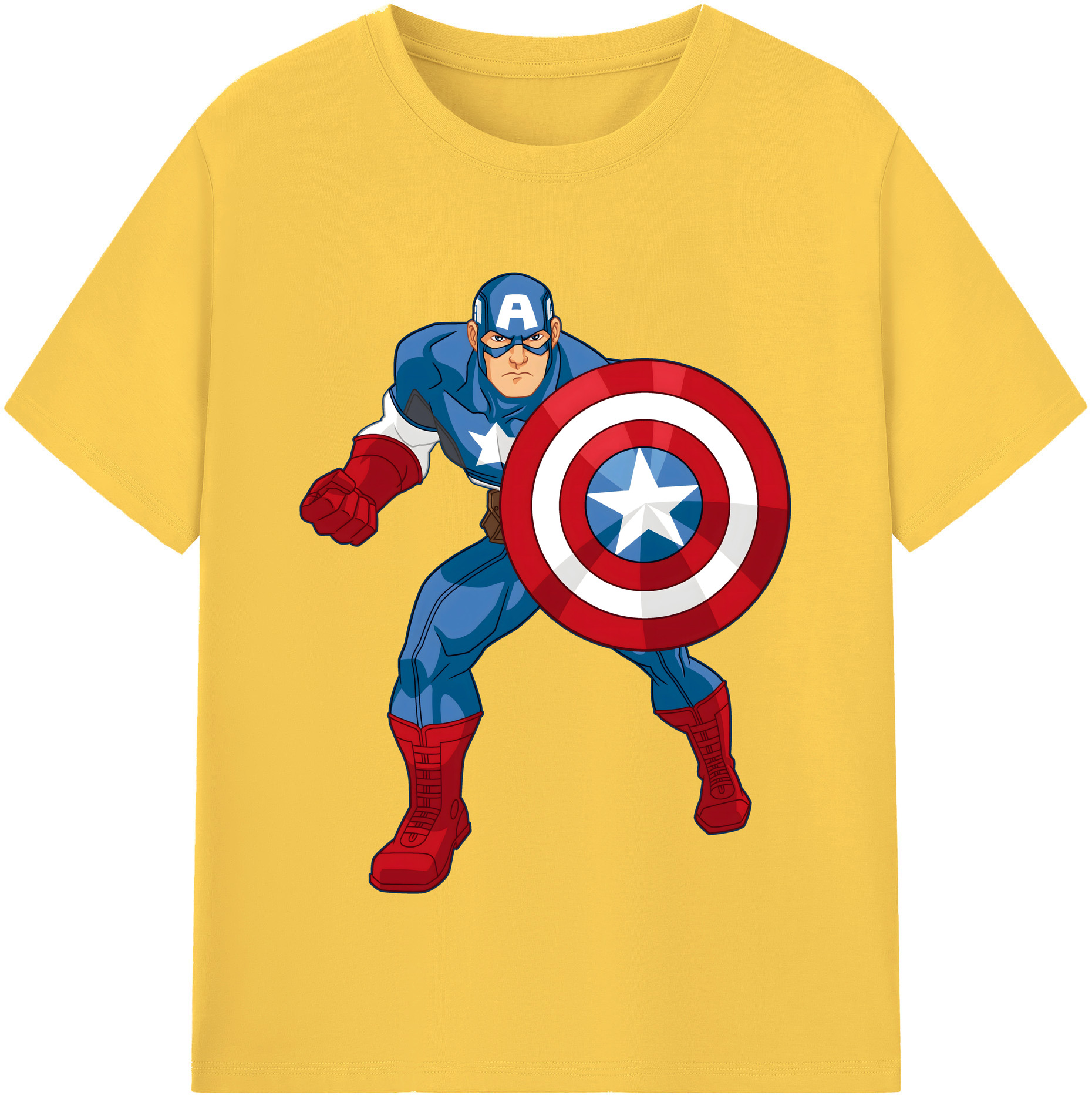 （画像用） アベンジャーズ The Avengers 綿100％半袖Tシャツ（フロントプリント）