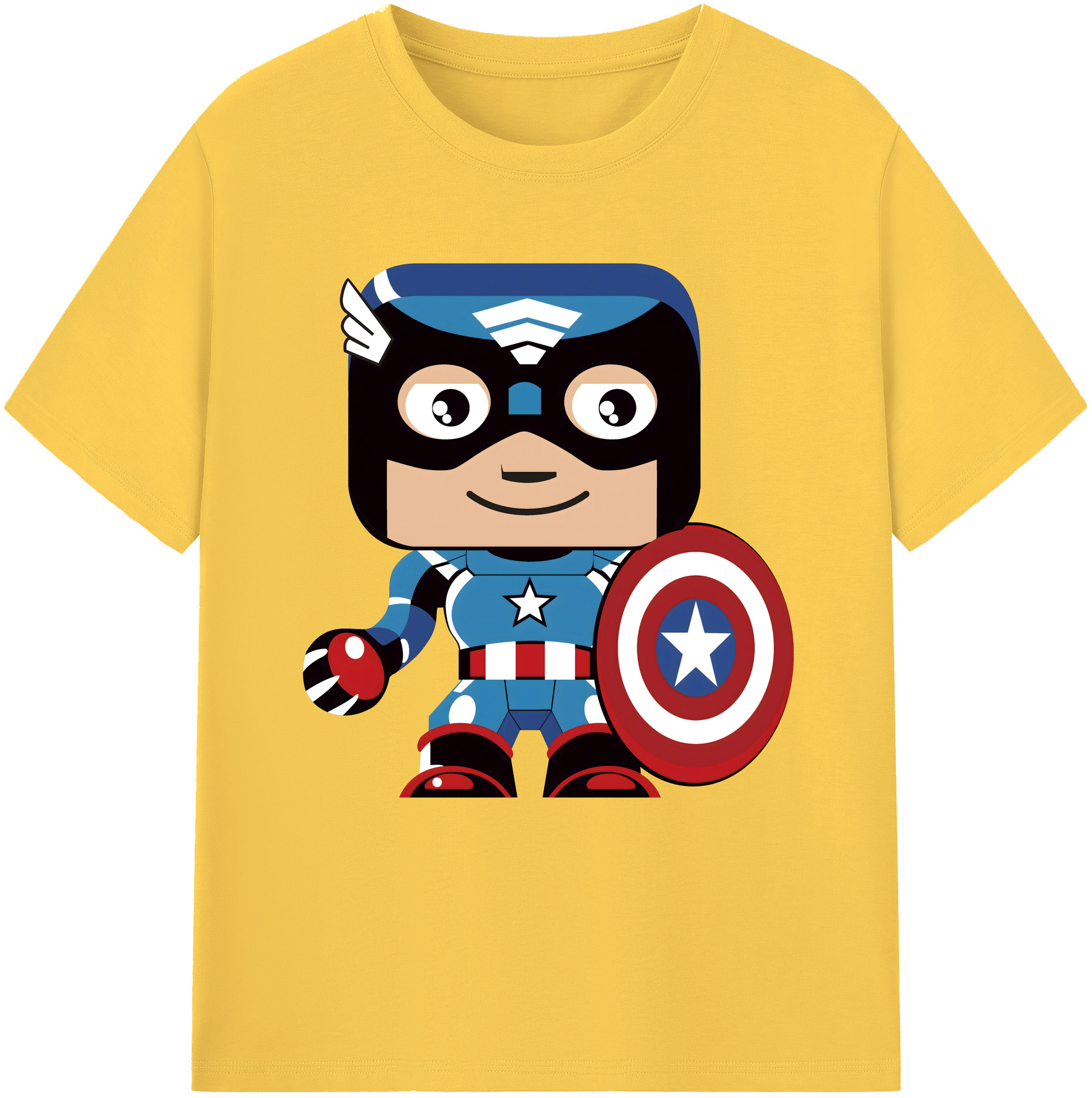 （画像用） アベンジャーズ The Avengers 綿100％半袖Tシャツ（フロントプリント）