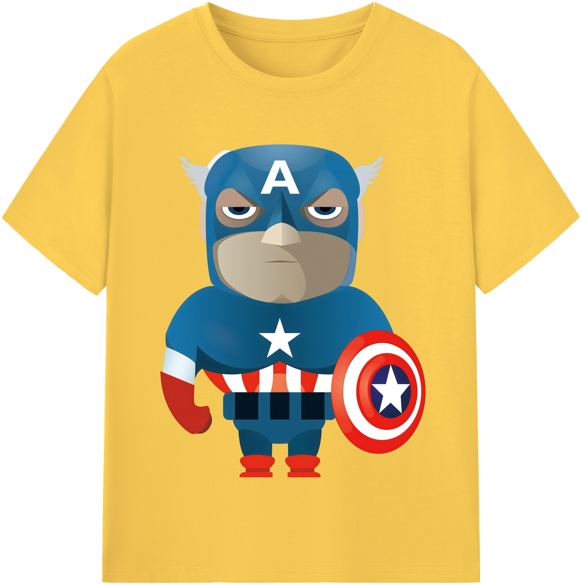 （画像用） アベンジャーズ The Avengers 綿100％半袖Tシャツ（フロントプリント）