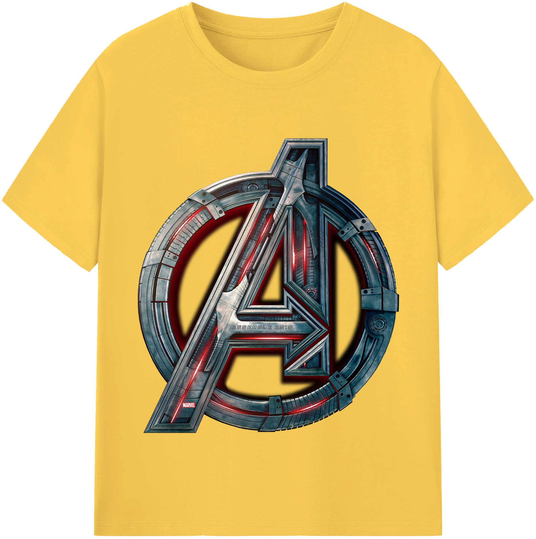 （画像用） アベンジャーズ The Avengers 綿100％半袖Tシャツ（フロントプリント）