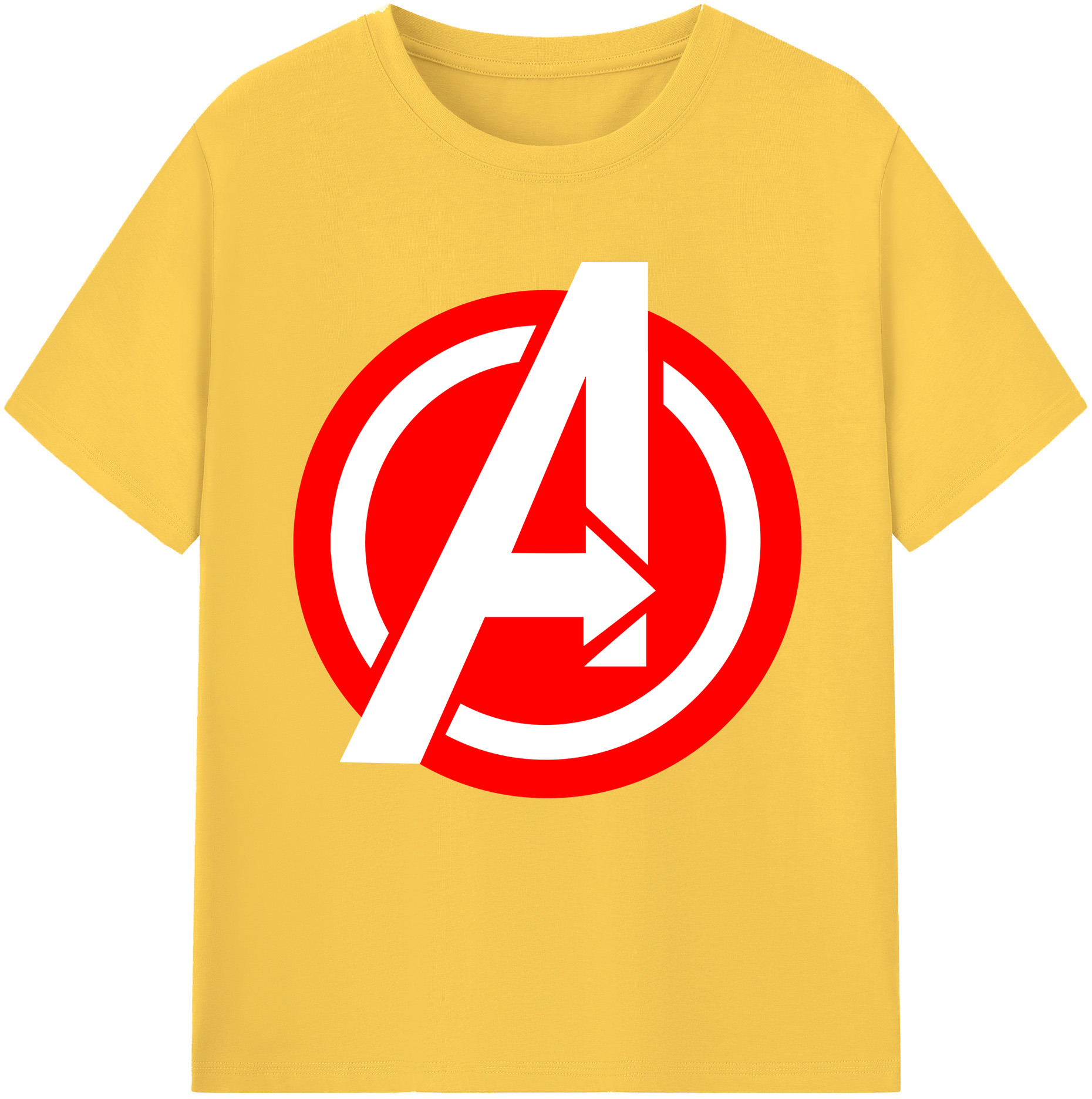 （画像用） アベンジャーズ The Avengers 綿100％半袖Tシャツ（フロントプリント）