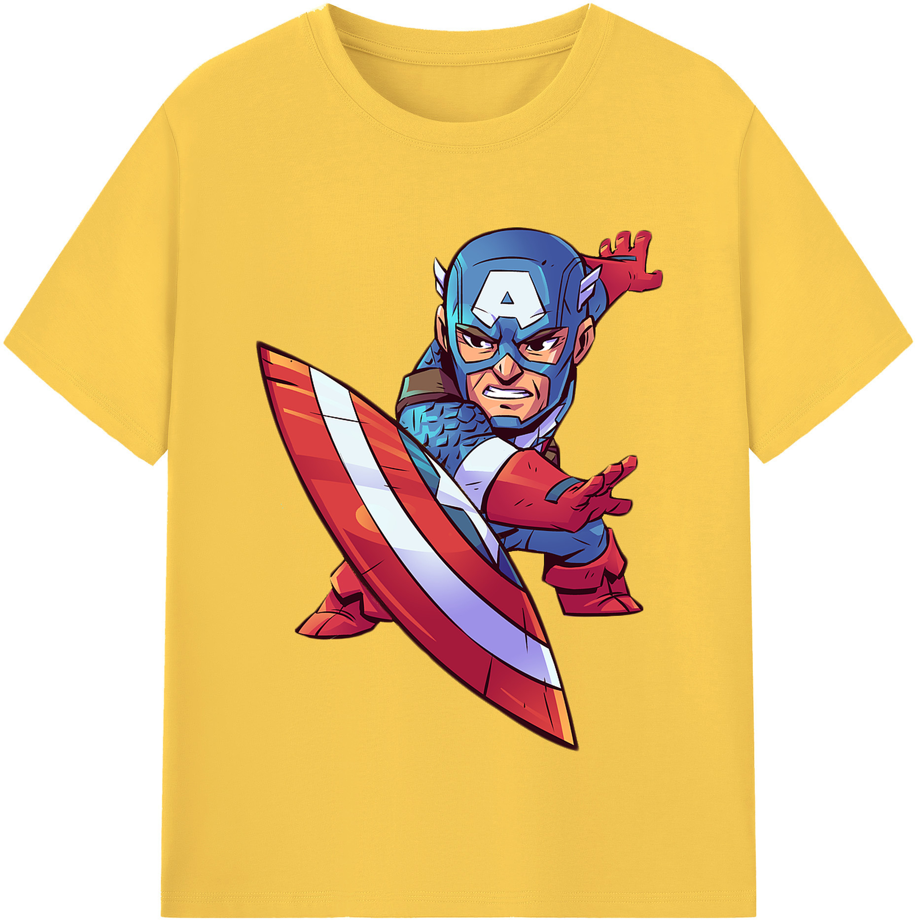 （画像用） アベンジャーズ The Avengers 綿100％半袖Tシャツ（フロントプリント）