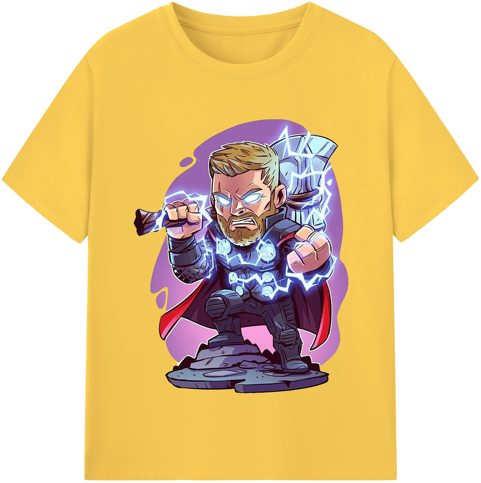 （画像用） アベンジャーズ The Avengers 綿100％半袖Tシャツ（フロントプリント）