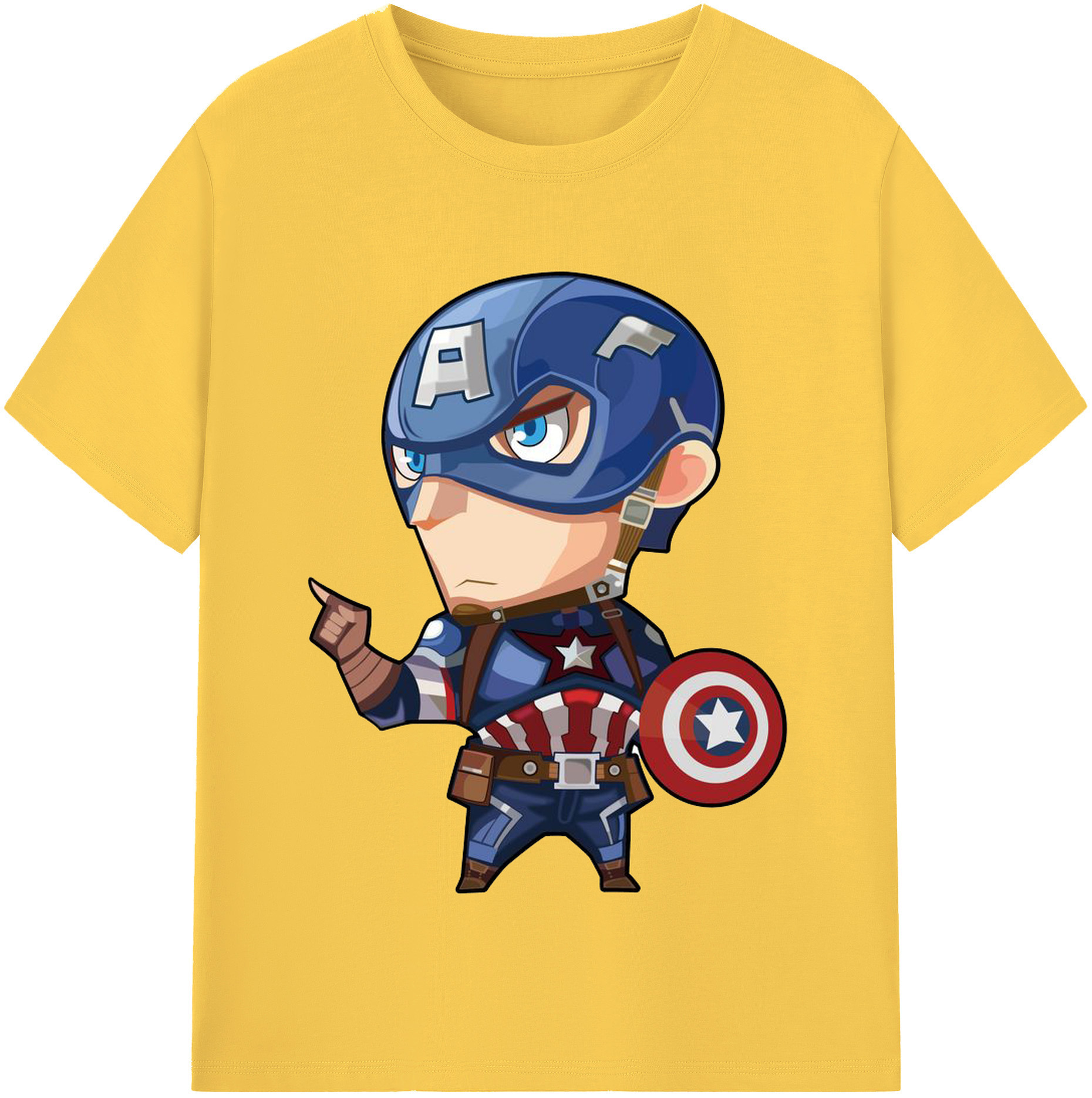 （画像用） アベンジャーズ The Avengers 綿100％半袖Tシャツ（フロントプリント）