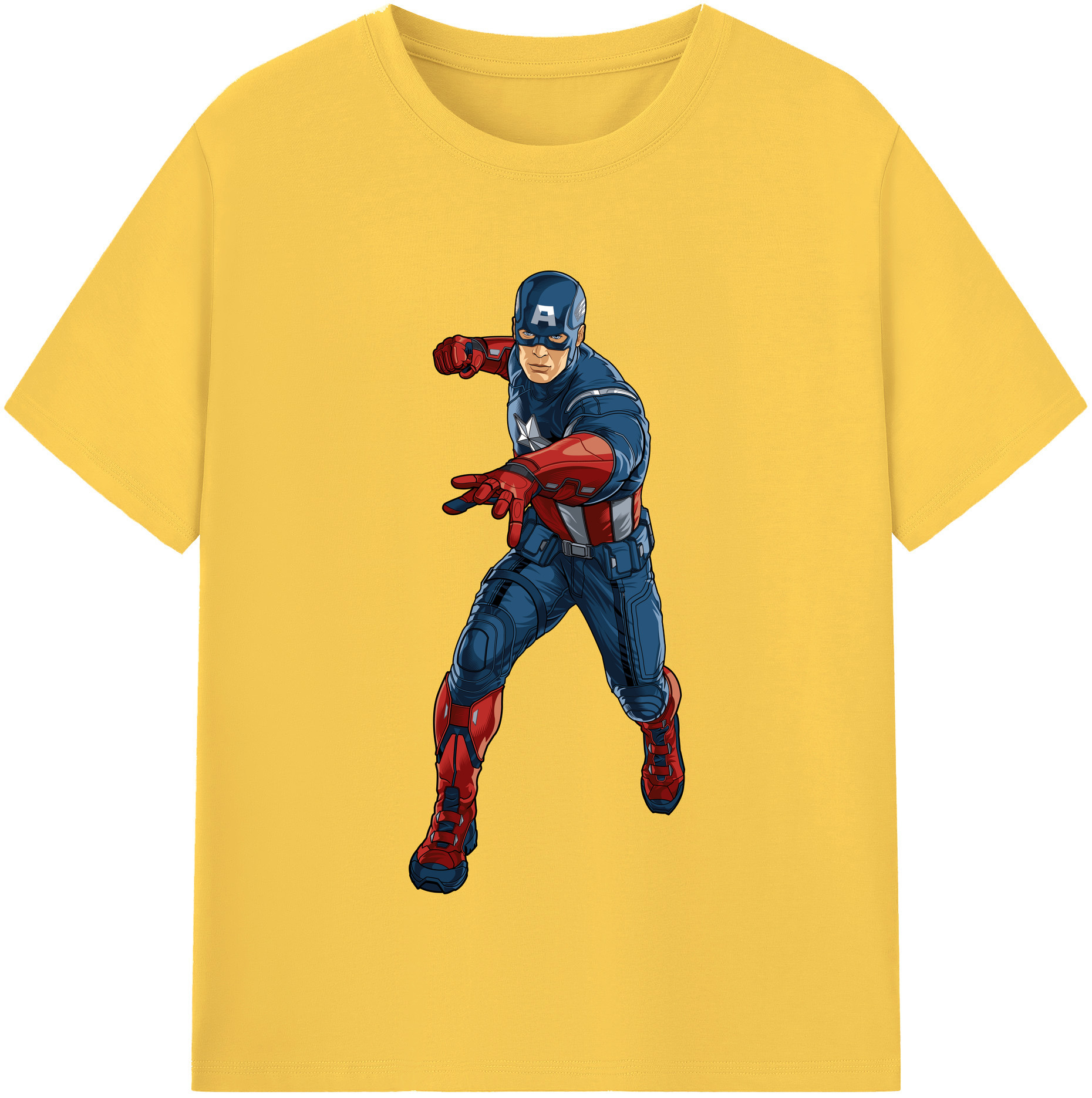 （画像用） アベンジャーズ The Avengers 綿100％半袖Tシャツ（フロントプリント）