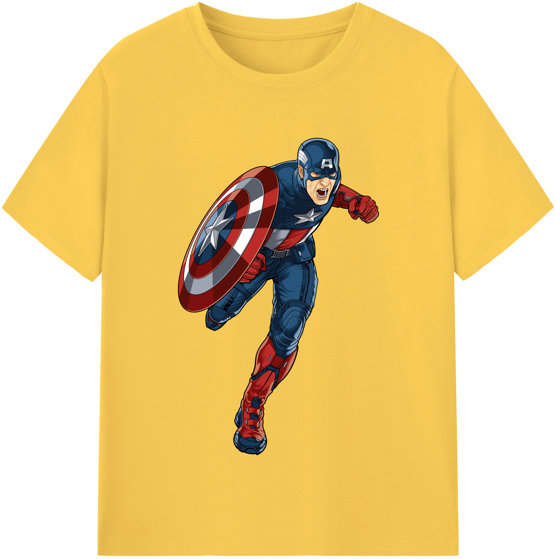 （画像用） アベンジャーズ The Avengers 綿100％半袖Tシャツ（フロントプリント）