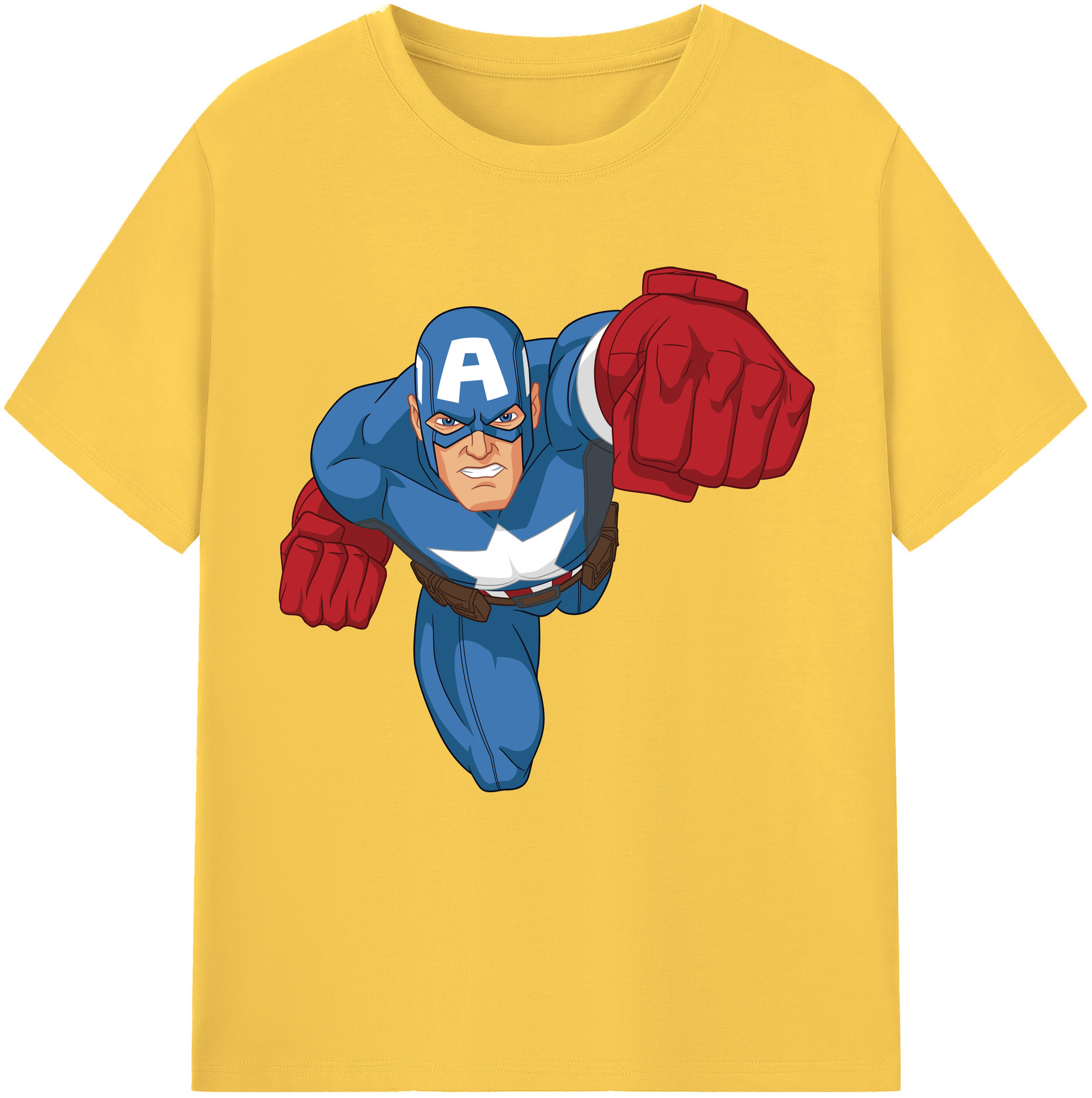 （画像用） アベンジャーズ The Avengers 綿100％半袖Tシャツ（フロントプリント）