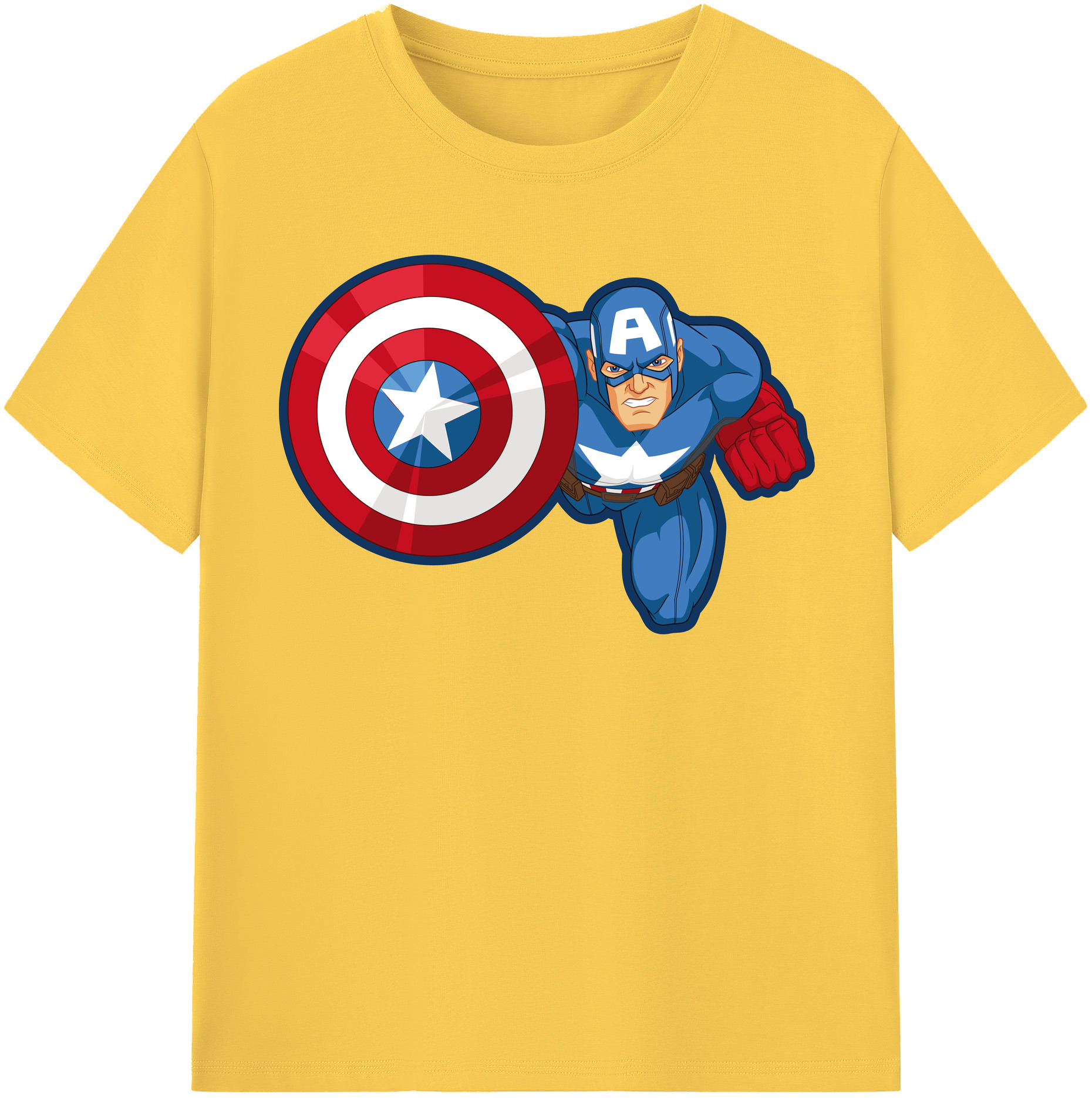（画像用） アベンジャーズ The Avengers 綿100％半袖Tシャツ（フロントプリント）
