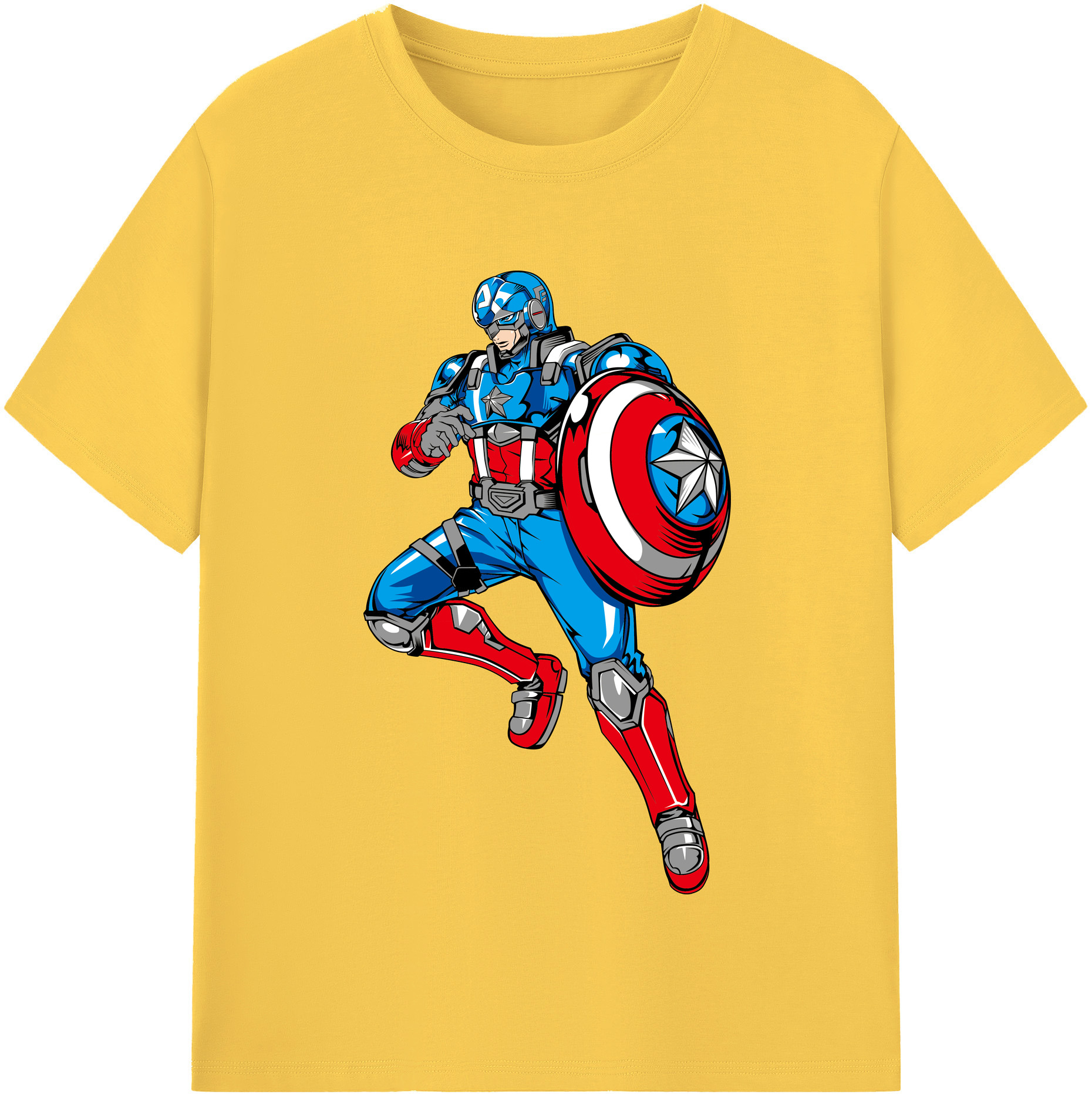 （画像用） アベンジャーズ The Avengers 綿100％半袖Tシャツ（フロントプリント）