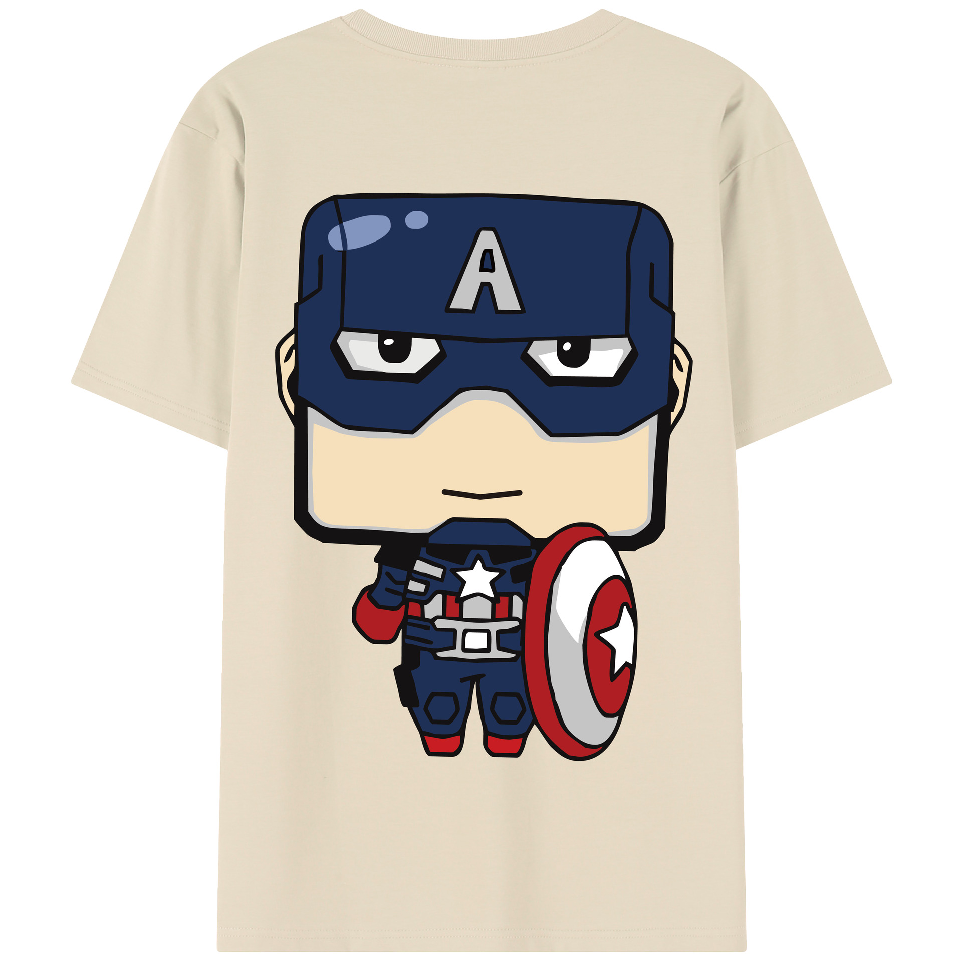 （画像用） アベンジャーズ The Avengers 綿100％半袖Tシャツ（背面プリント）