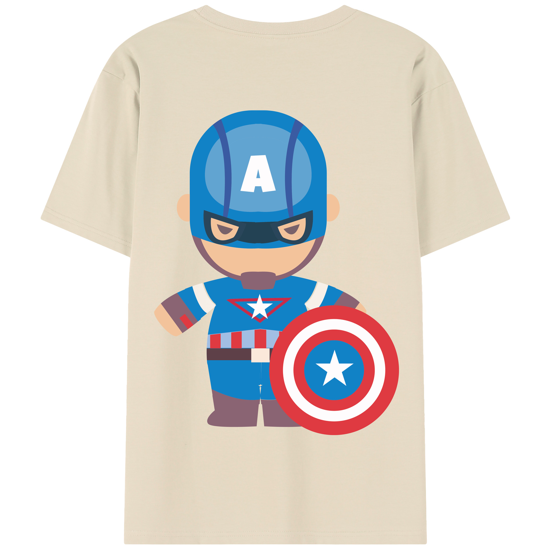 （画像用） アベンジャーズ The Avengers 綿100％半袖Tシャツ（背面プリント）
