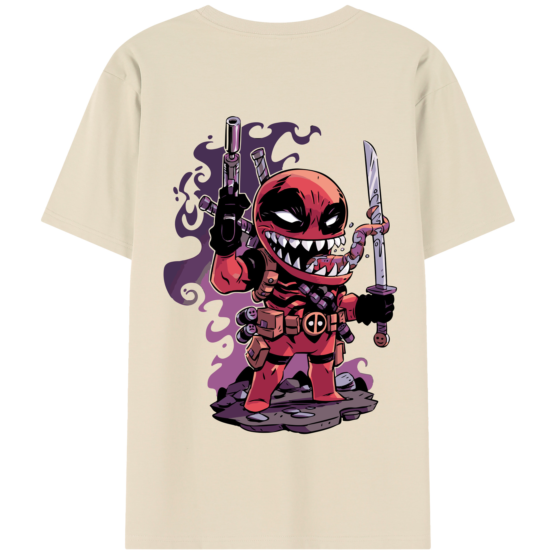 （画像用） アベンジャーズ The Avengers 綿100％半袖Tシャツ（背面プリント）