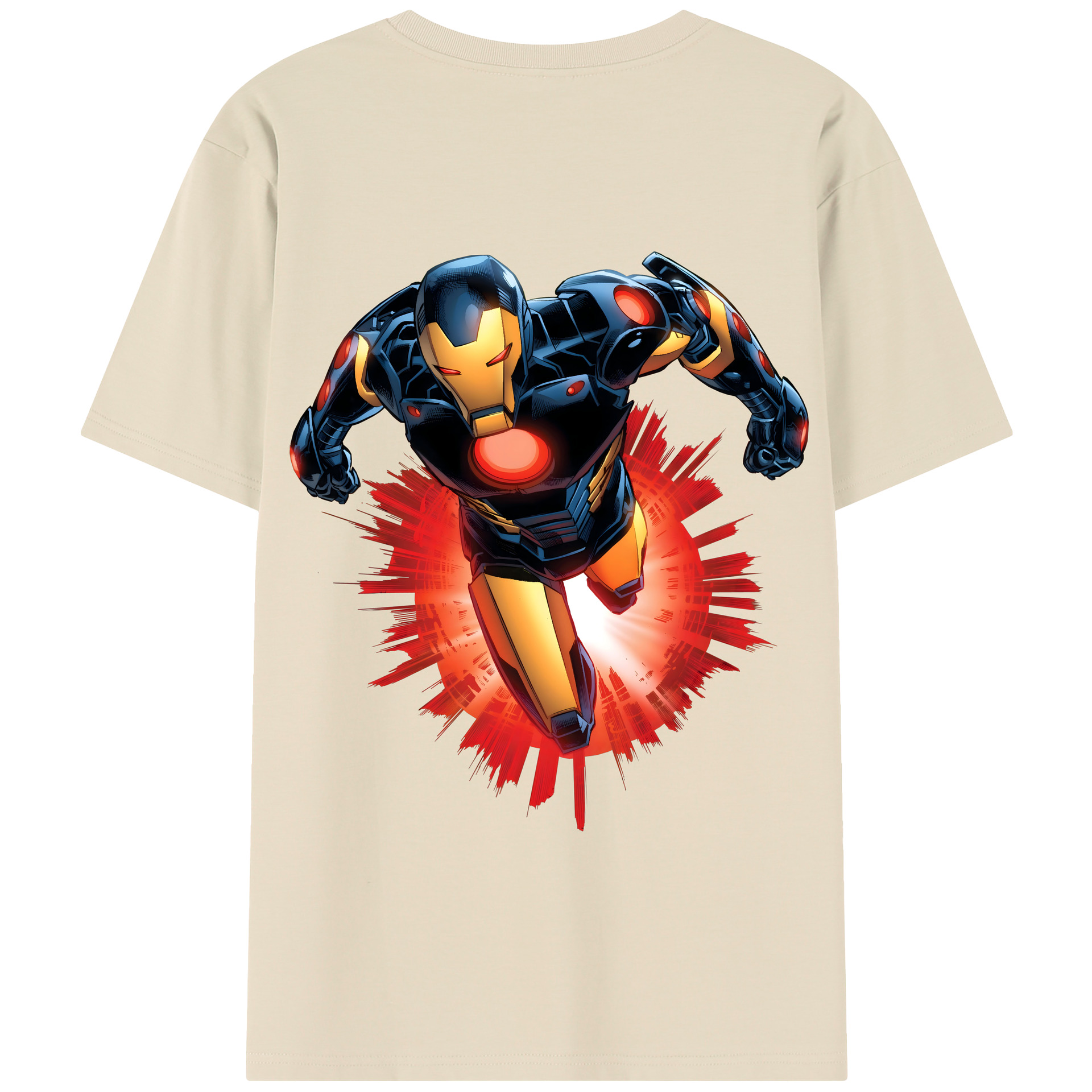 （画像用） アベンジャーズ The Avengers 綿100％半袖Tシャツ（背面プリント）